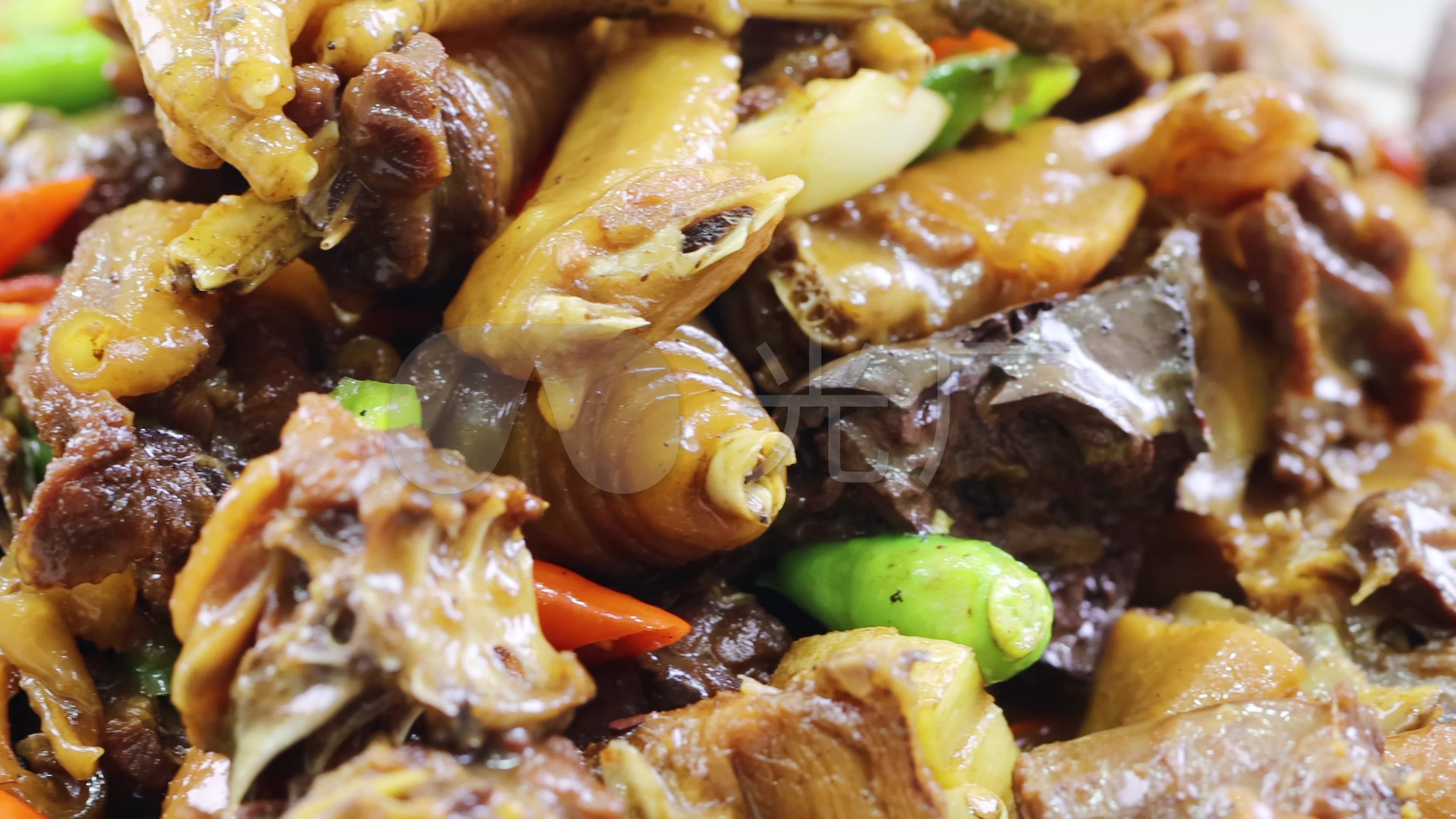 特色美食红烧老公鸡肉_3840x2160_高清视频素材下载(编号:5999359)