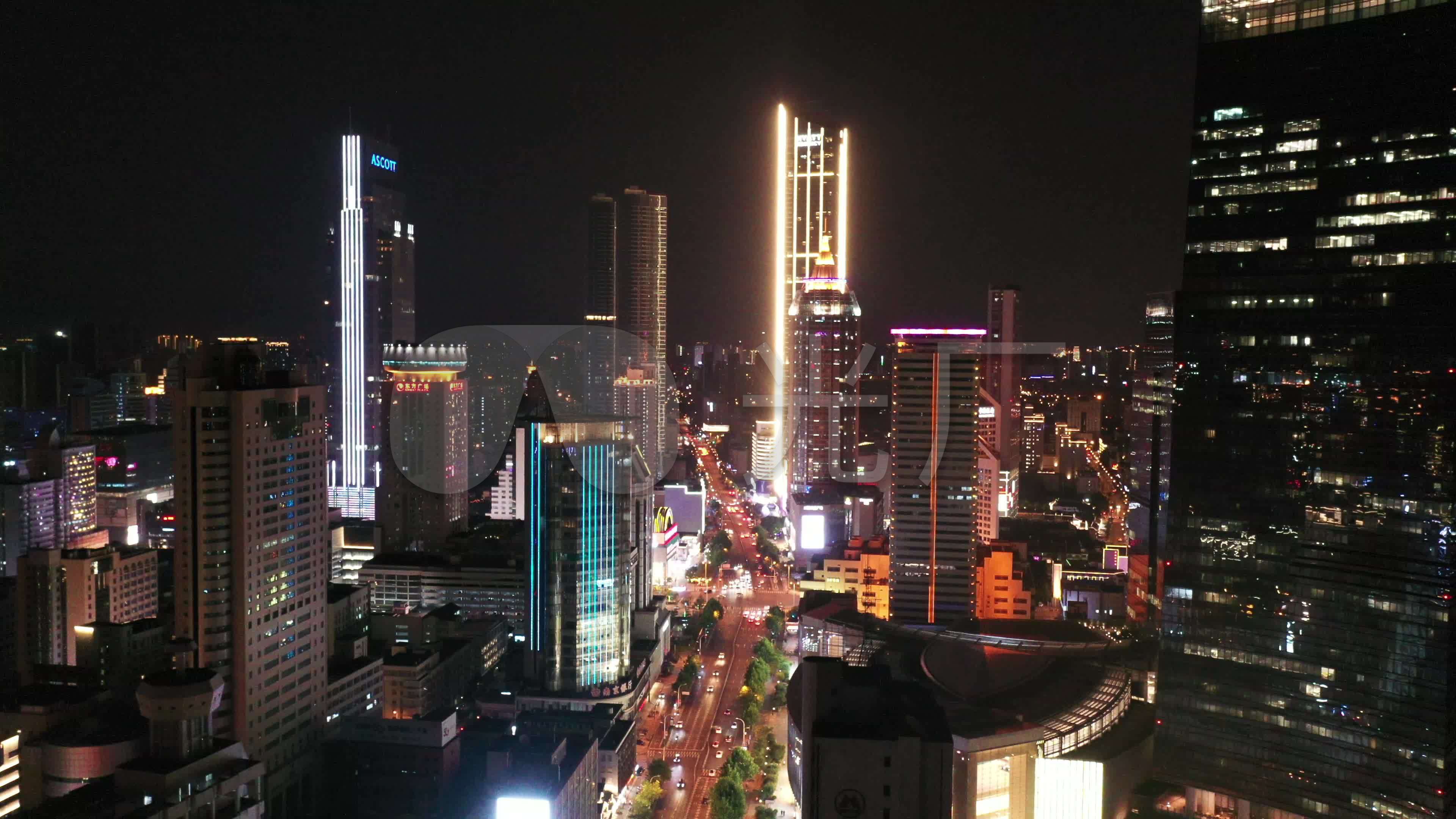 无锡城市4k夜景_3840x2160_高清视频素材下载(编号:)