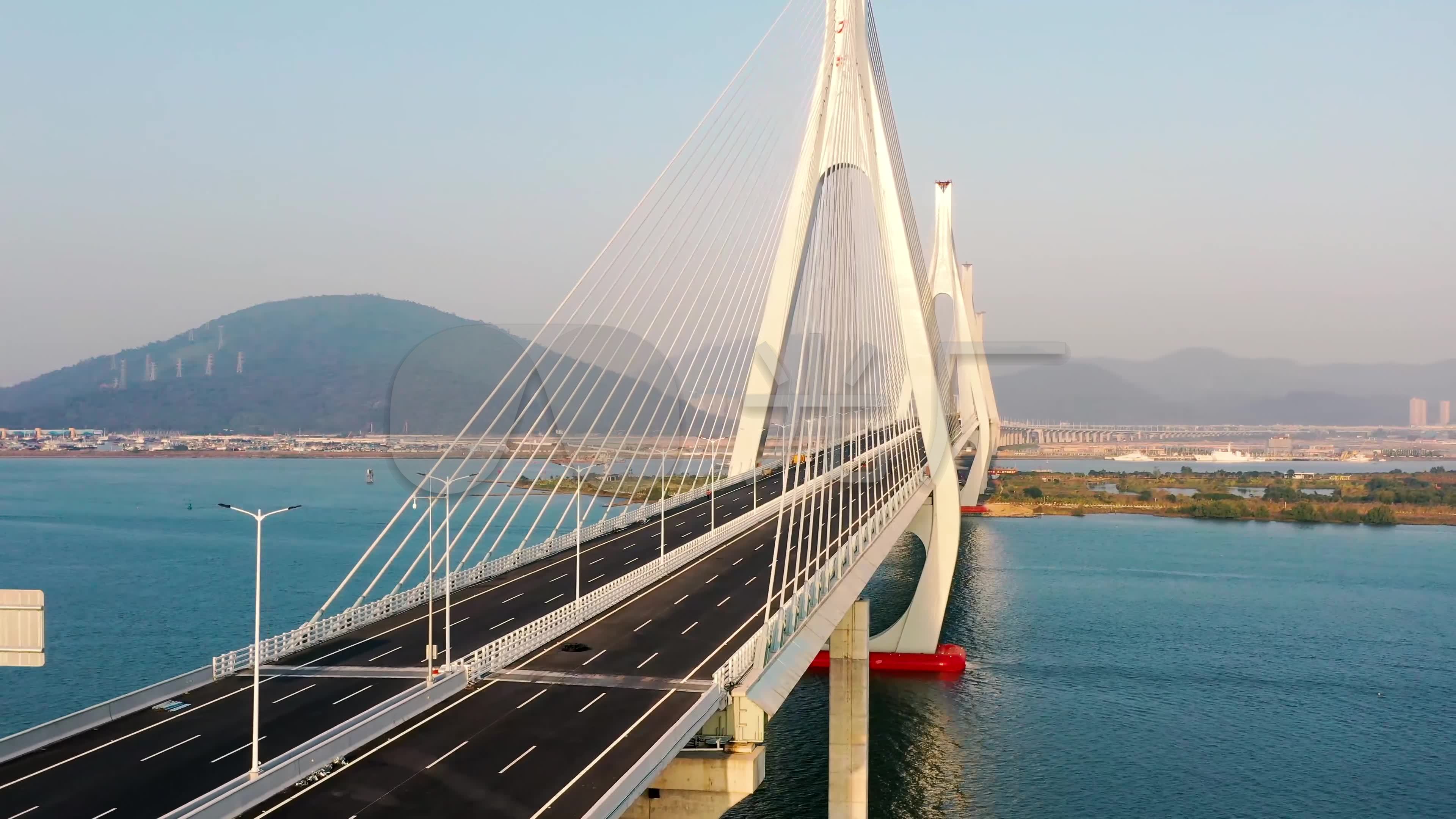 航拍珠海洪鹤大桥合集_3840x2160_高清视频素材下载