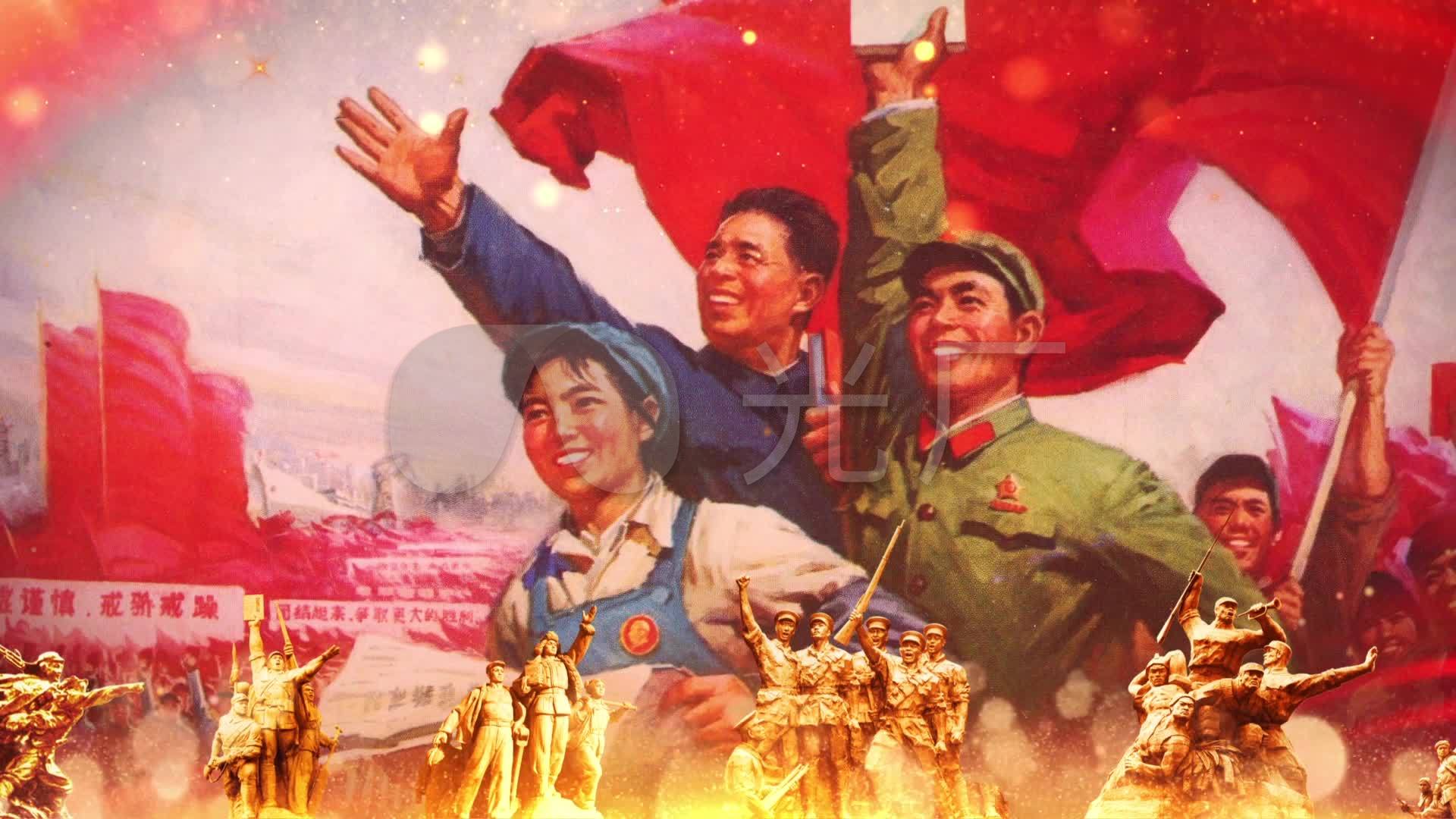 视频素材 舞台背景 配乐歌舞 军民大生产原创配乐 来自视频原始文件或