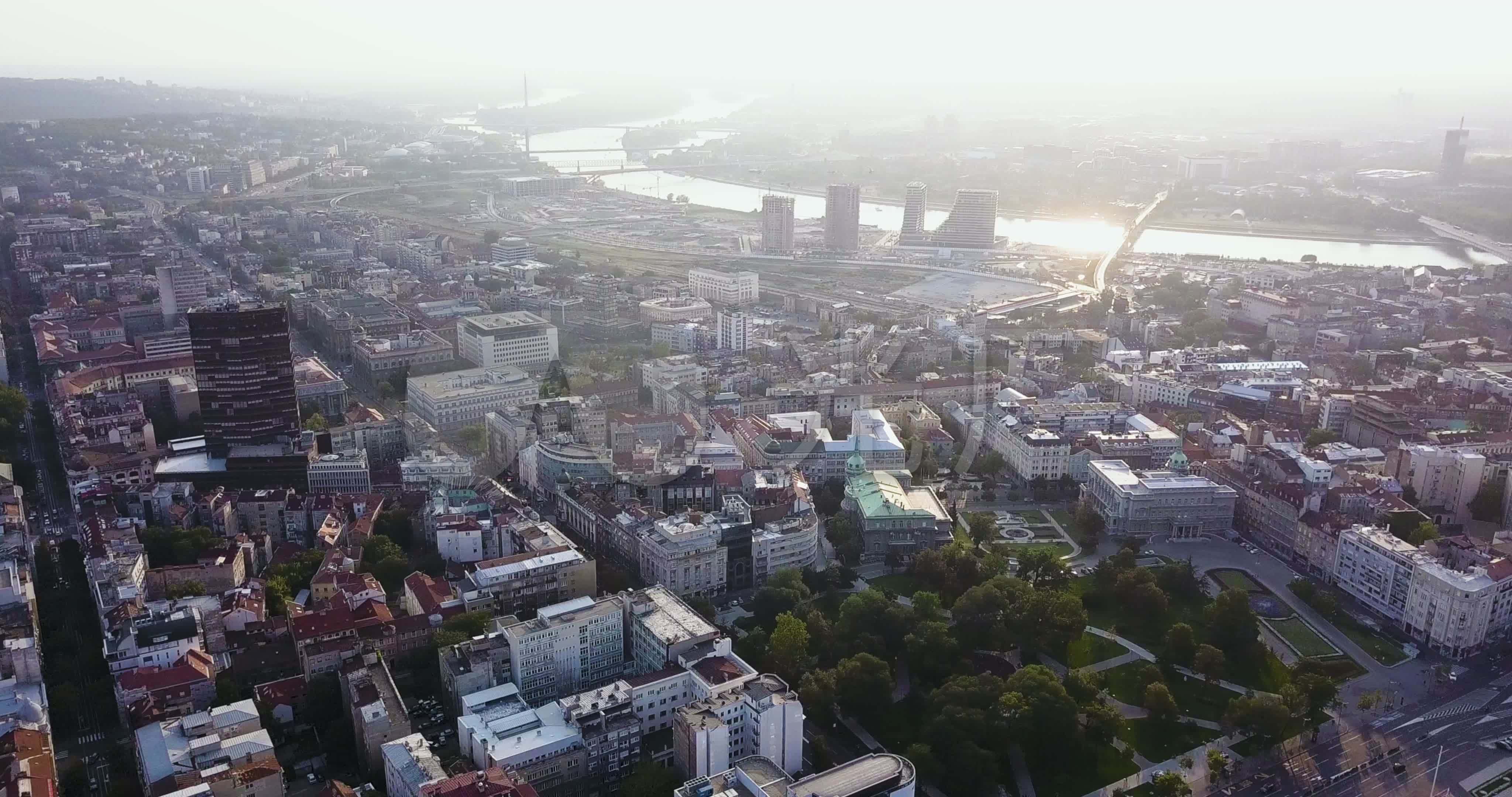 贝尔格莱德市区全景_4096x2160_高清视频素材下载(编号:6032121)_实拍