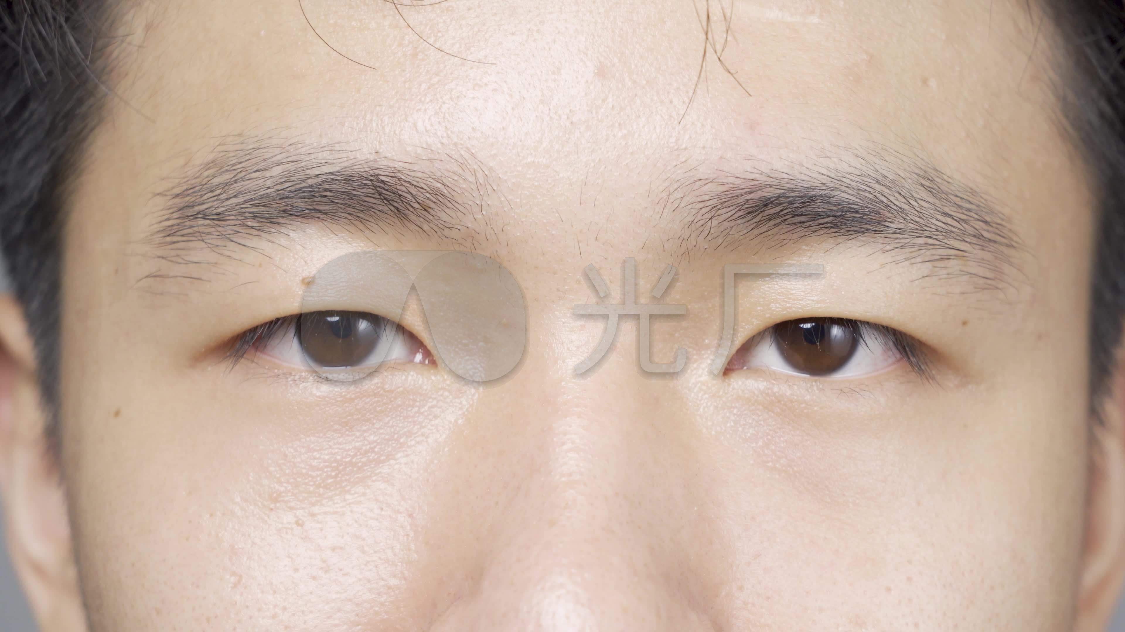 男人的眼睛特写注视镜头_3840x2160_高清视频素材下载