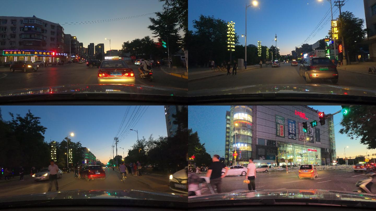 朝阳市道路夜景