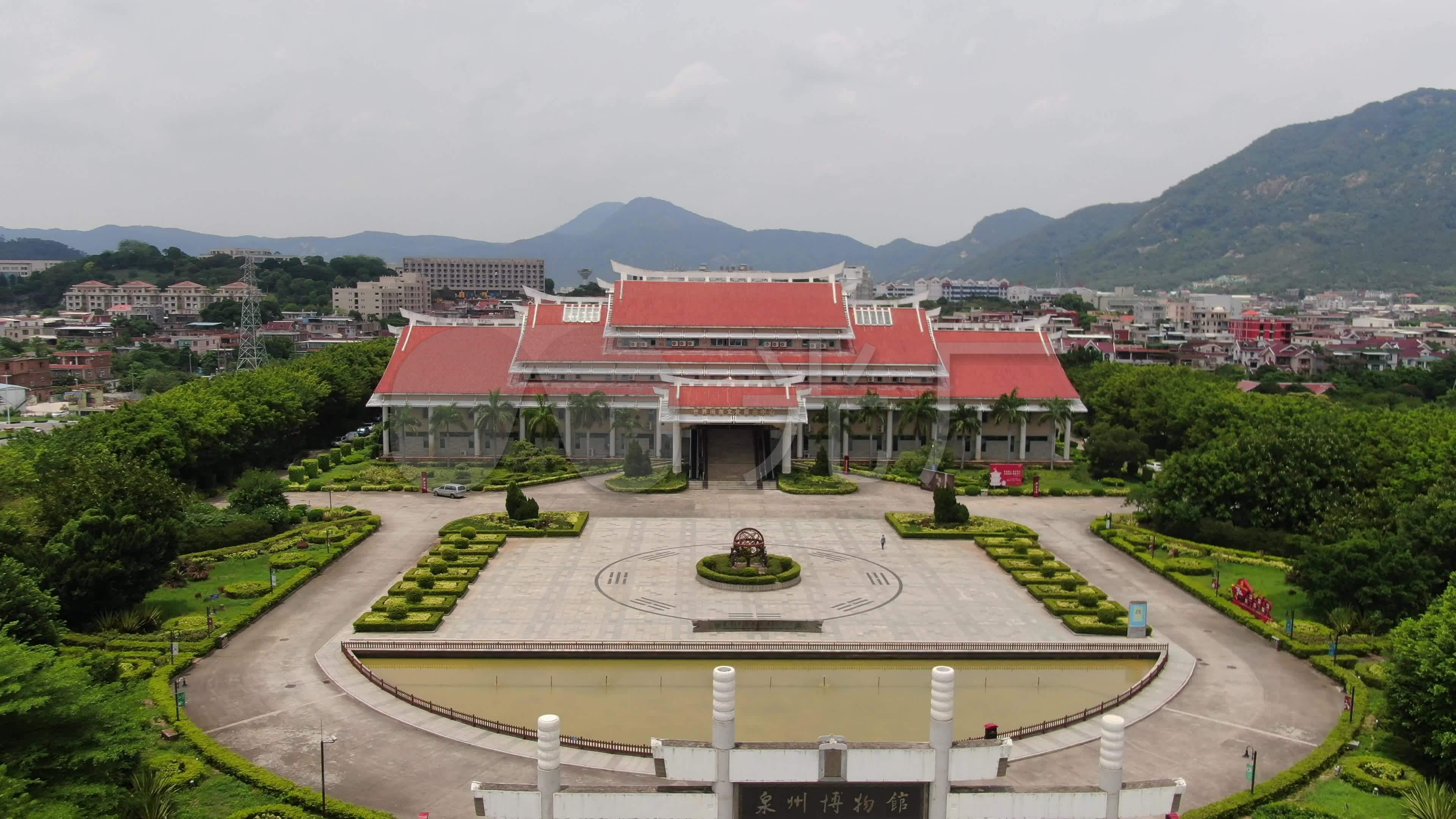 航拍福建泉州博物馆