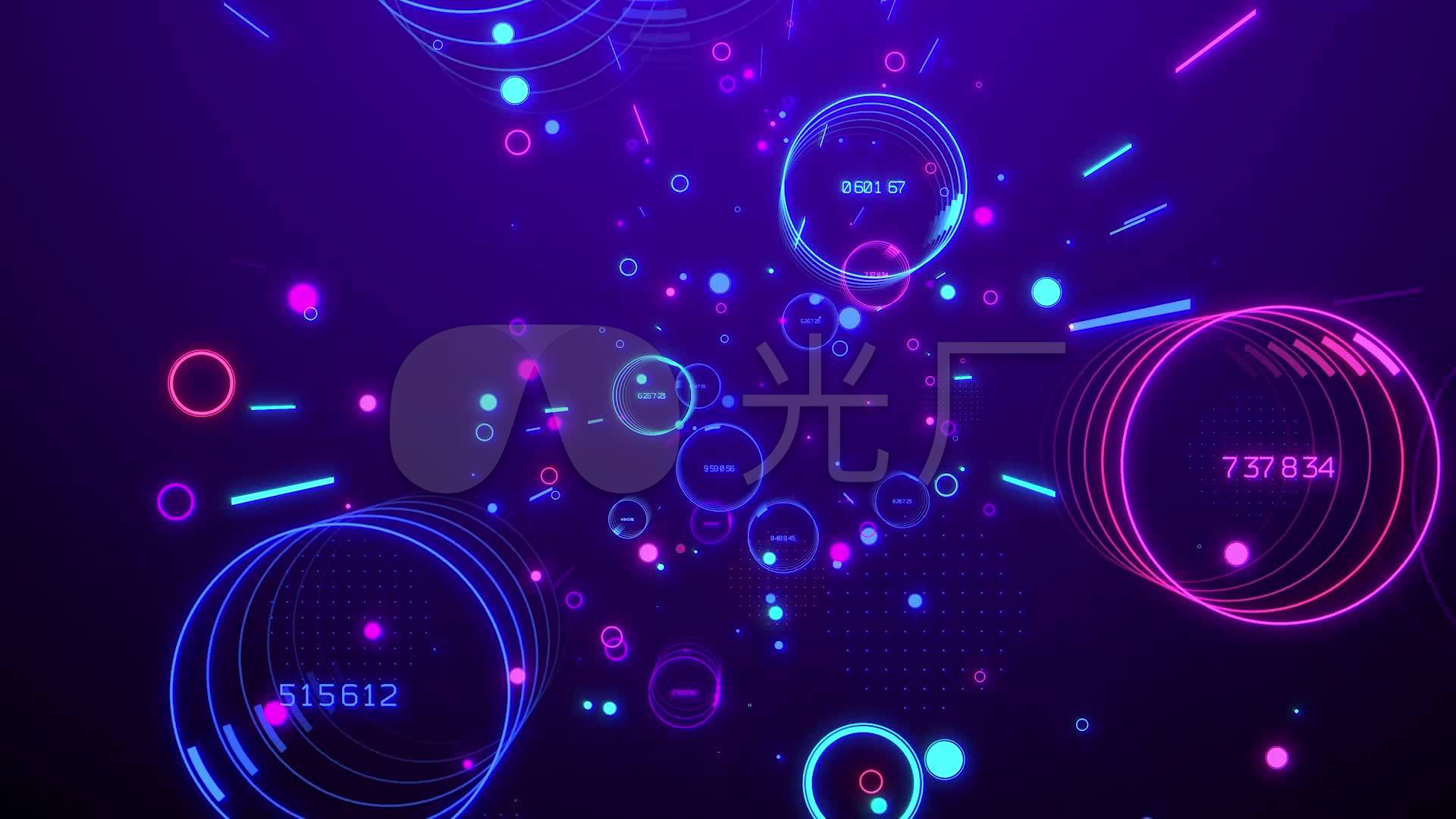 赛博朋克霓虹灯背景视频_视频素材包下载(编号:)_舞台
