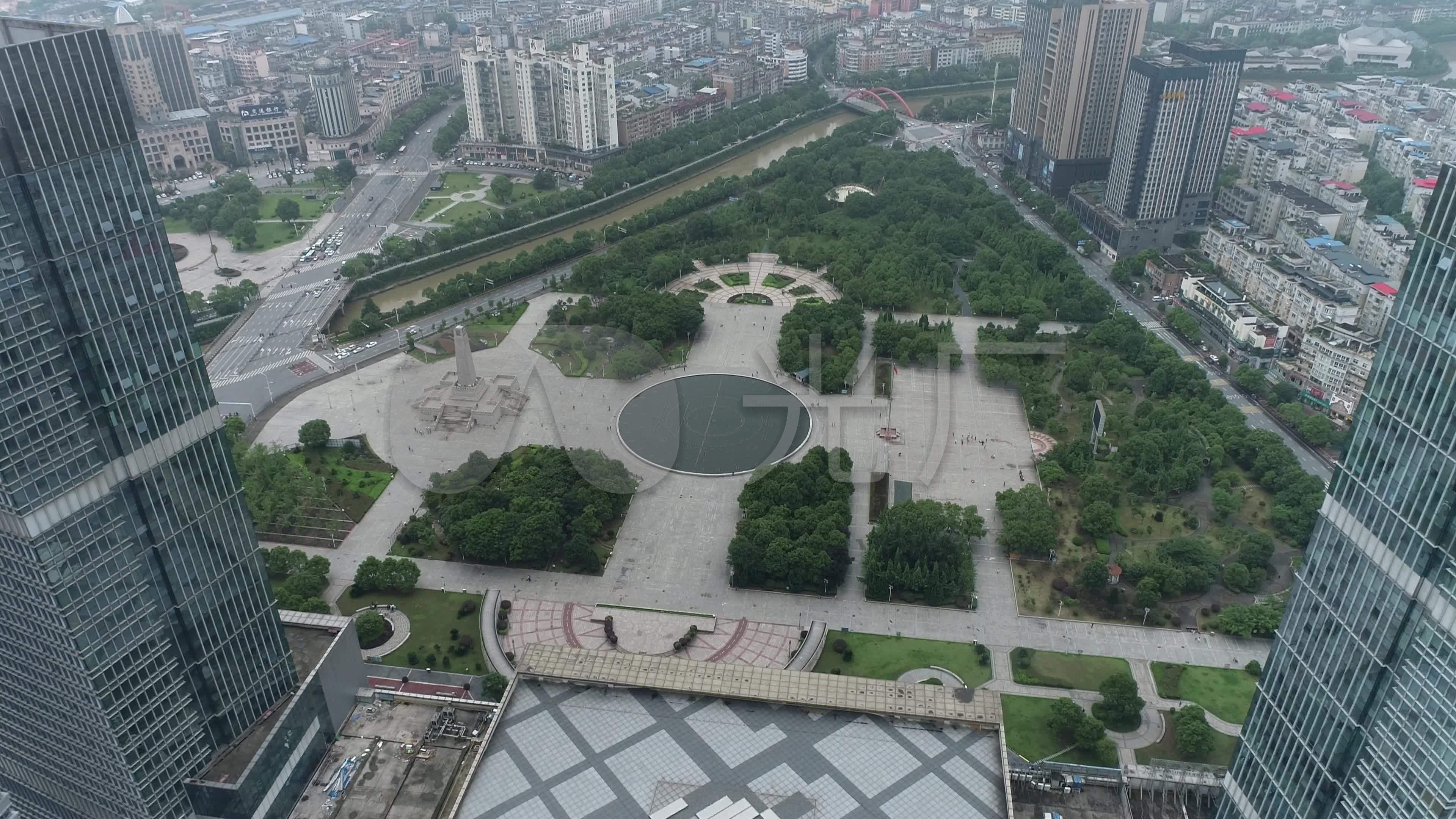萍乡秋收起义广场2_3840x2160_高清视频素材下载(编号:6054365)_实拍