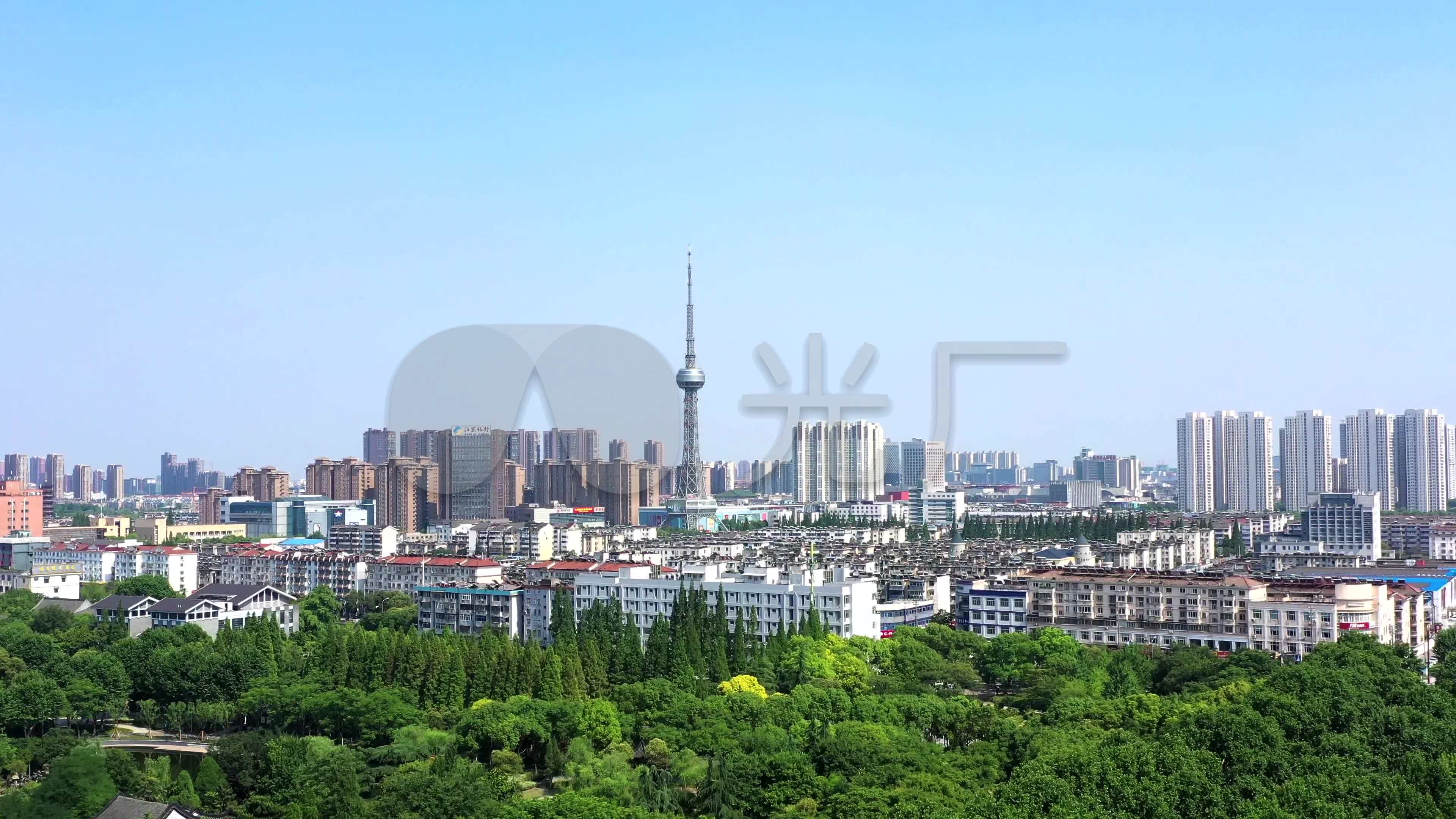 【4k】江苏泰州市大景航拍