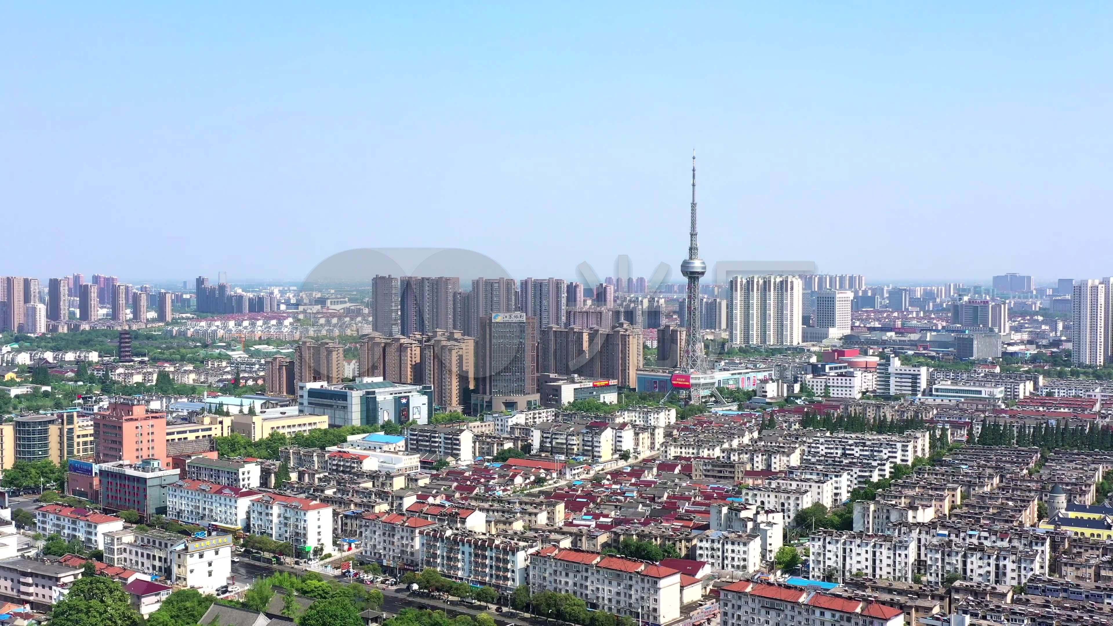 【4k】江苏泰州市大景航拍