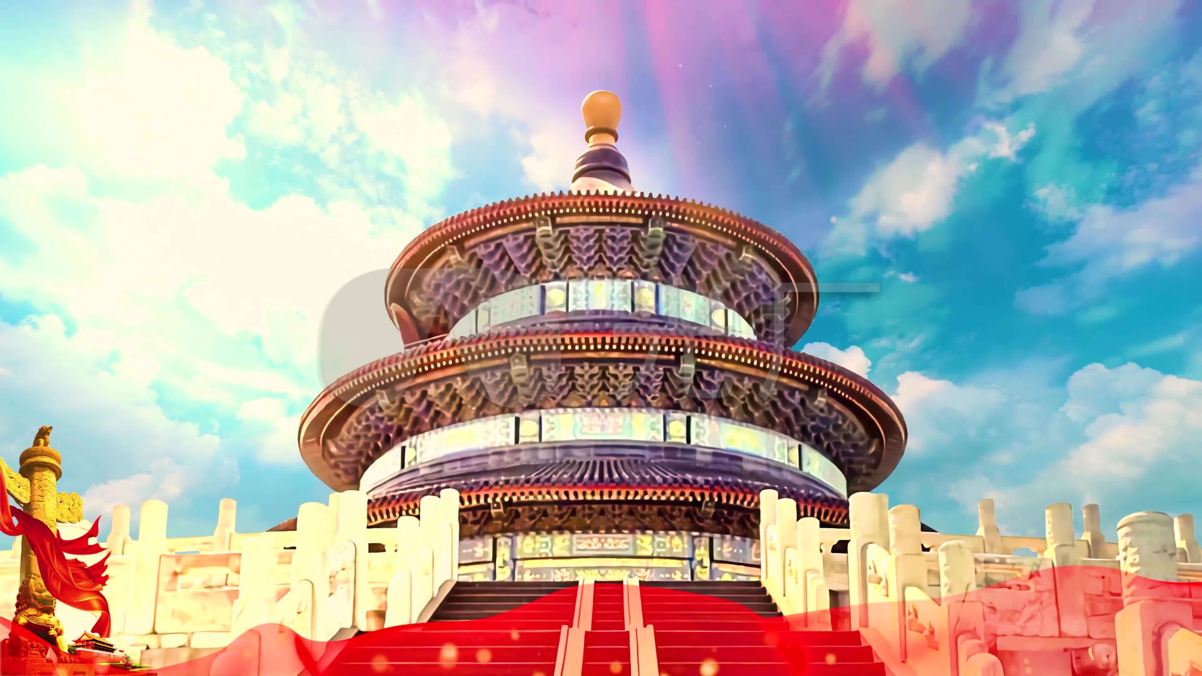 最新4k-和谐大家园led背景_3840x2160_高清视频素材下载(编号:6057923