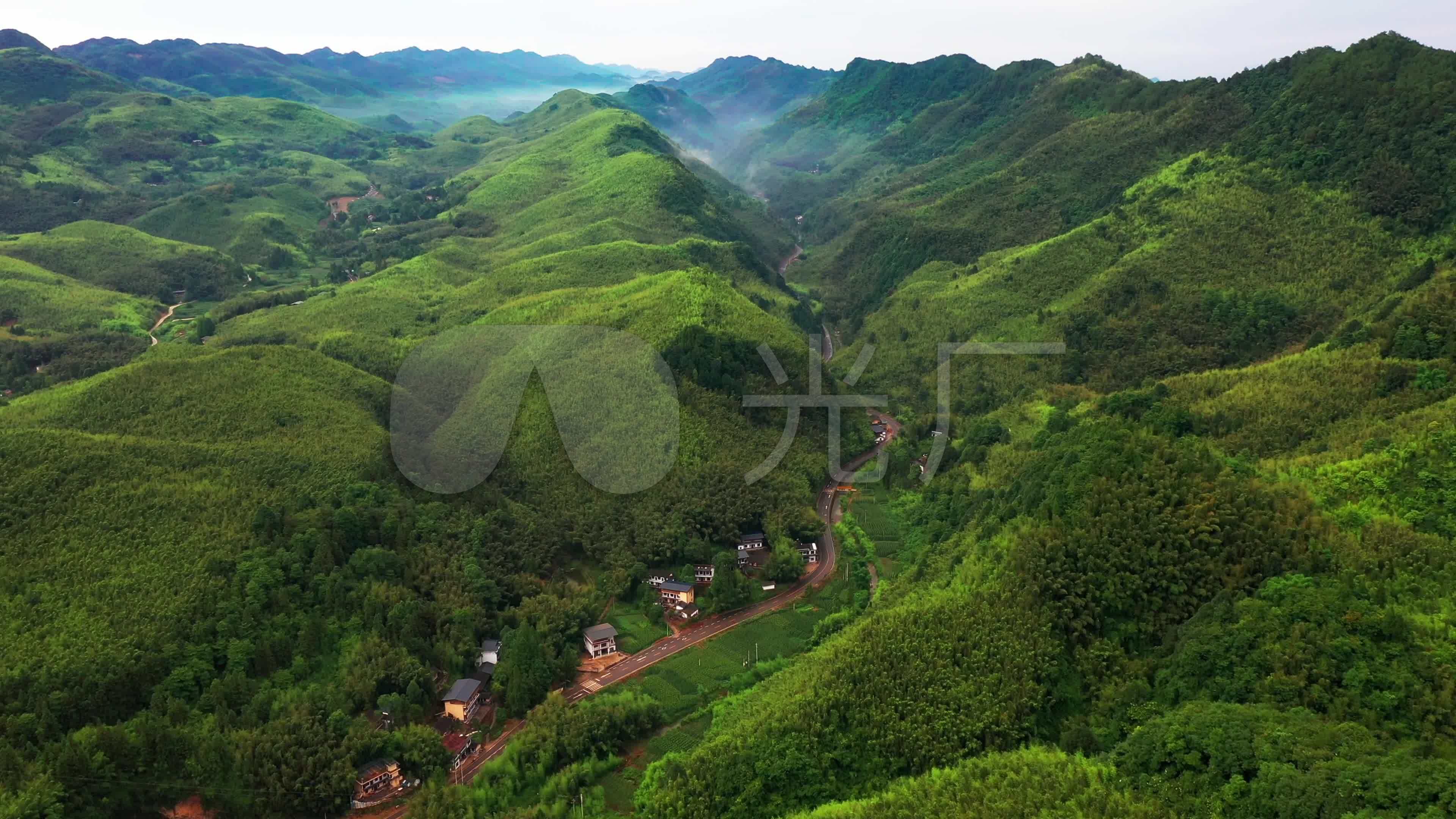 航拍梁平百里竹海宣传片_3840x2160_高清视频素材下载(编号:6056873)