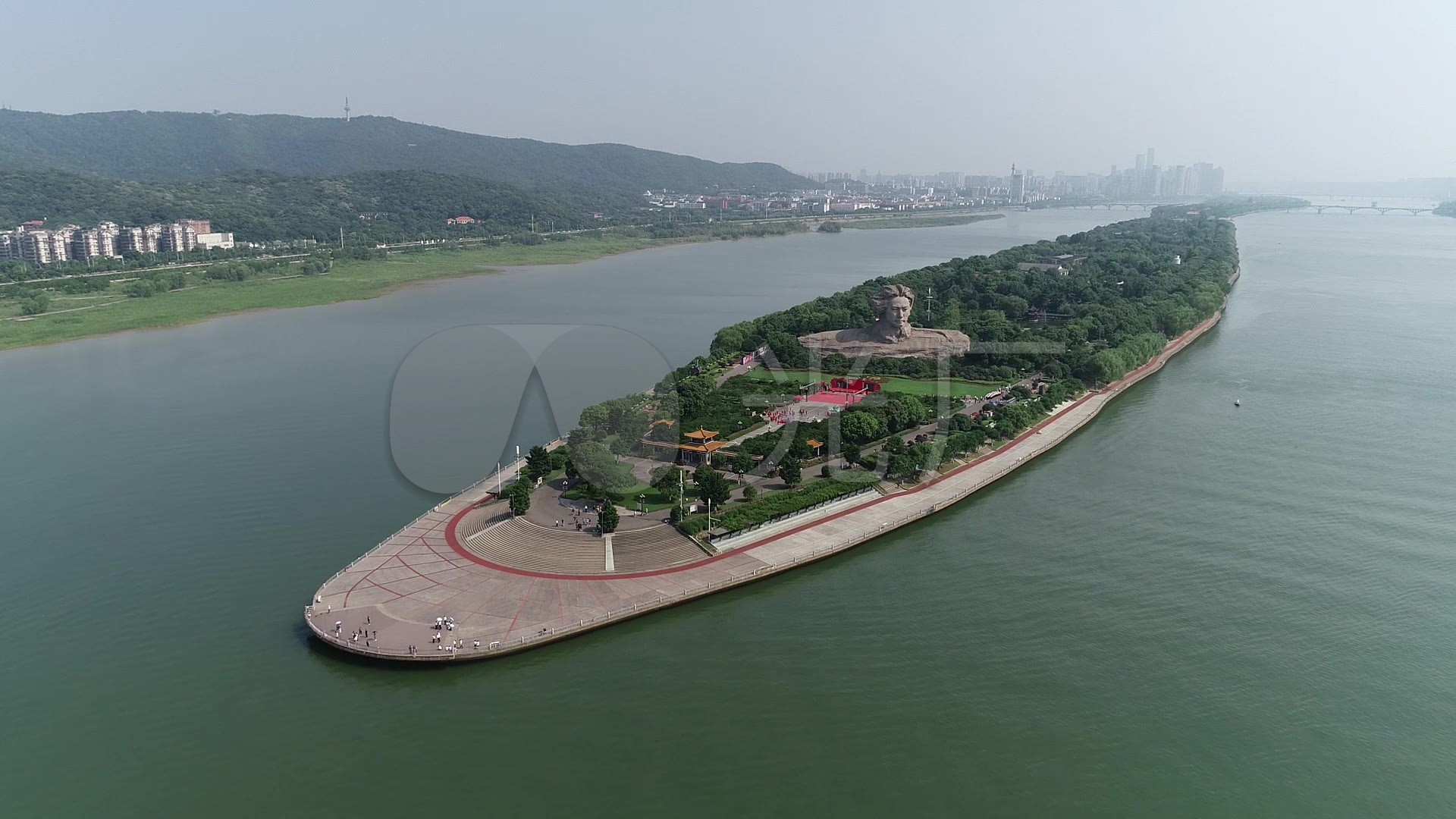 橘子洲头大全景