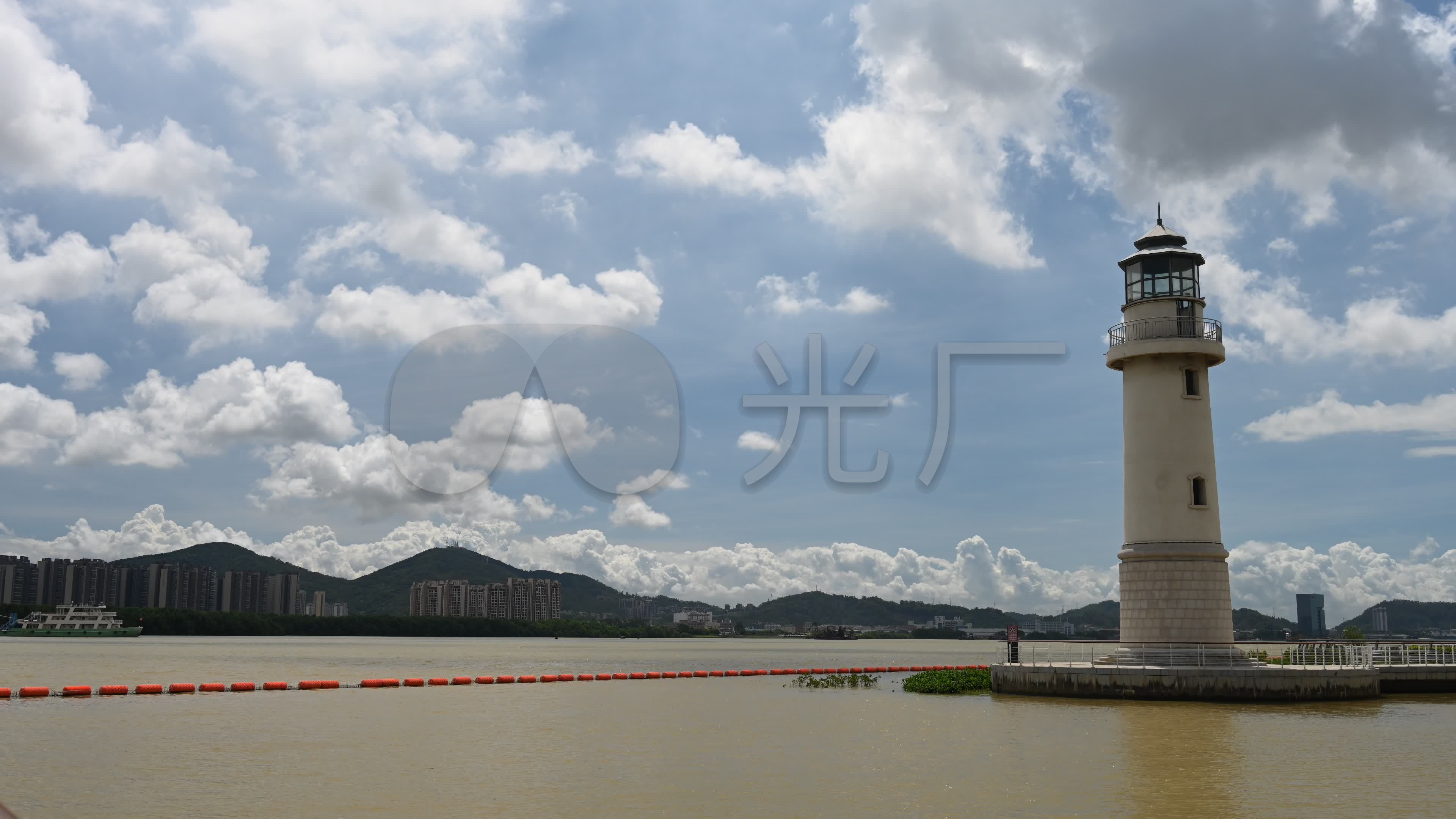 广州南沙灵山岛尖灯塔_3840x2160_高清视频素材下载(编号:6062248)