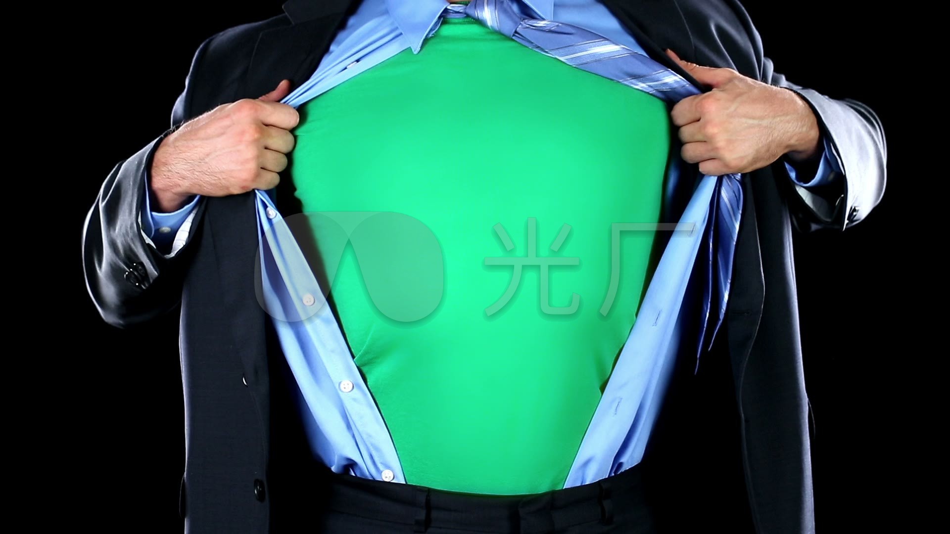 1920x1080胸,1920x1080大胸 超级英雄撕开衬衫露出你的标志绿色胸部_1920x1080