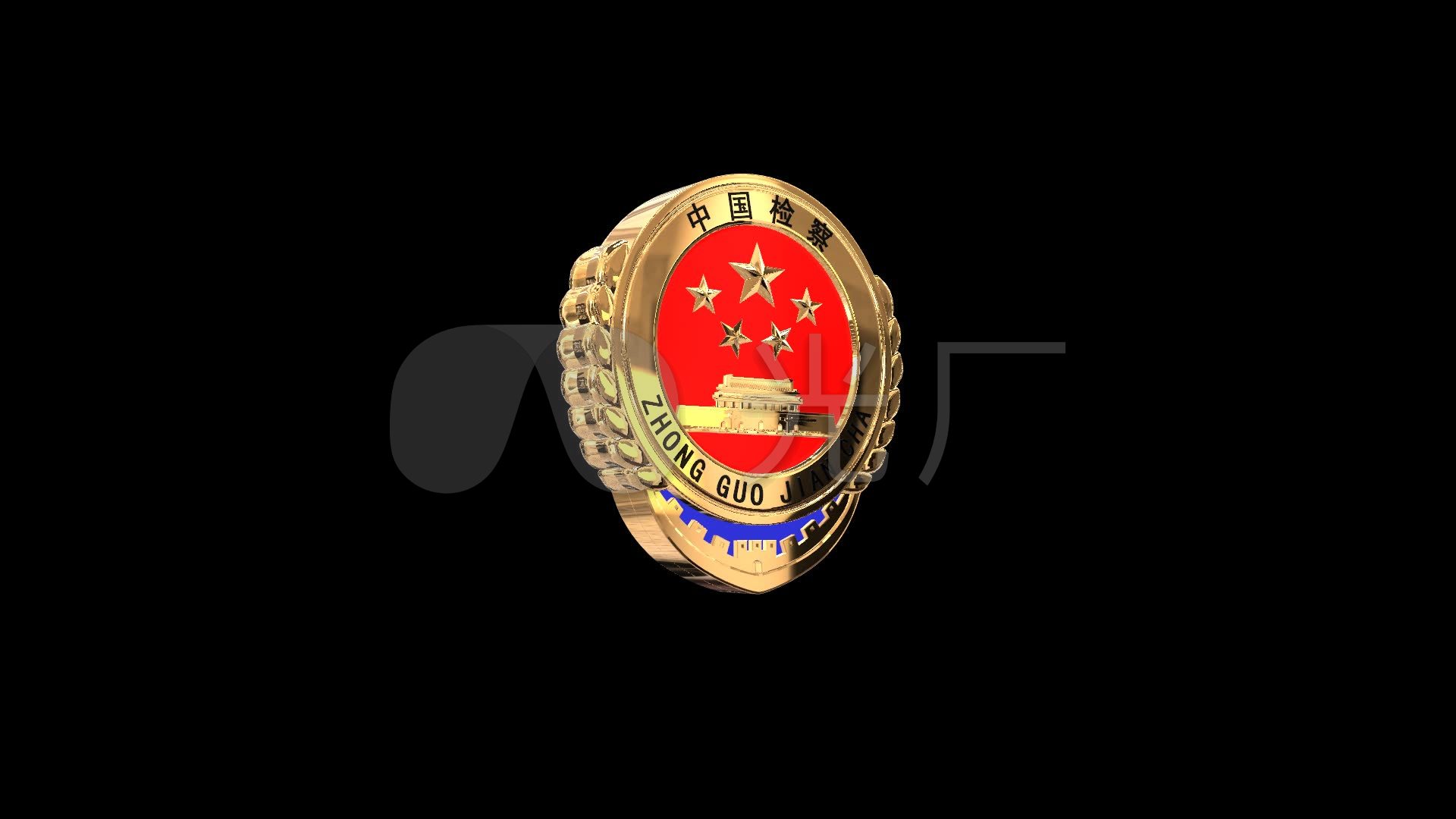 检察院徽章_1920x1080_高清视频素材下载(编号:)_影视