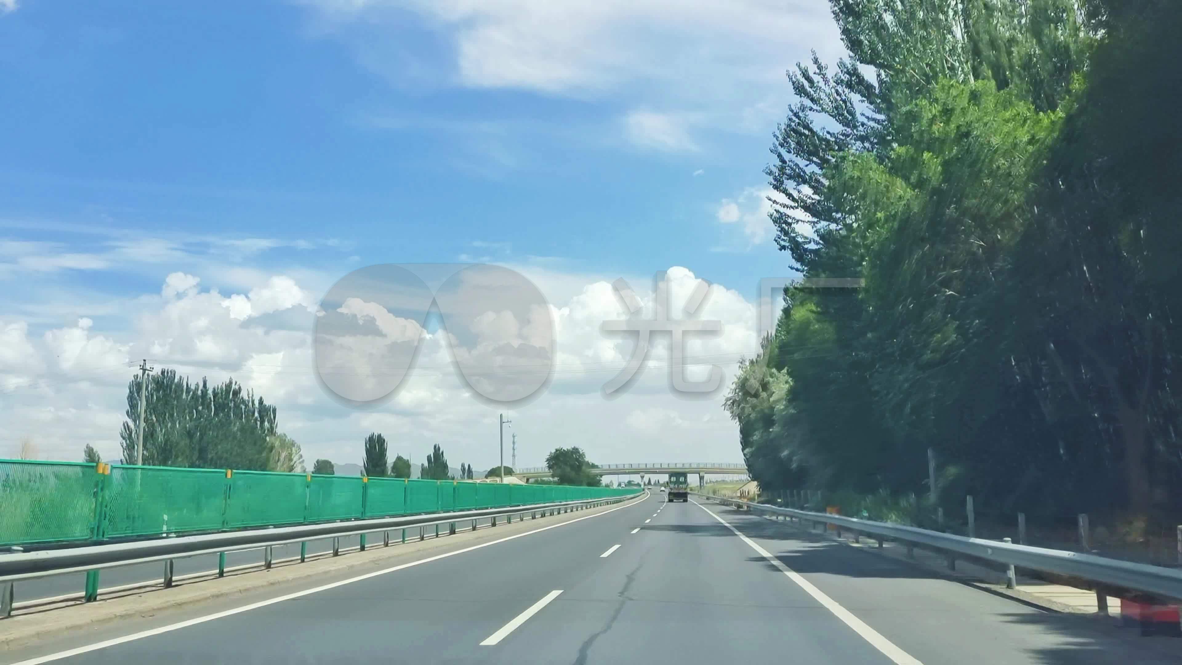 g30连霍高速公路,甘肃玉门段风光_3840x2160_高清视频素材下载(编号