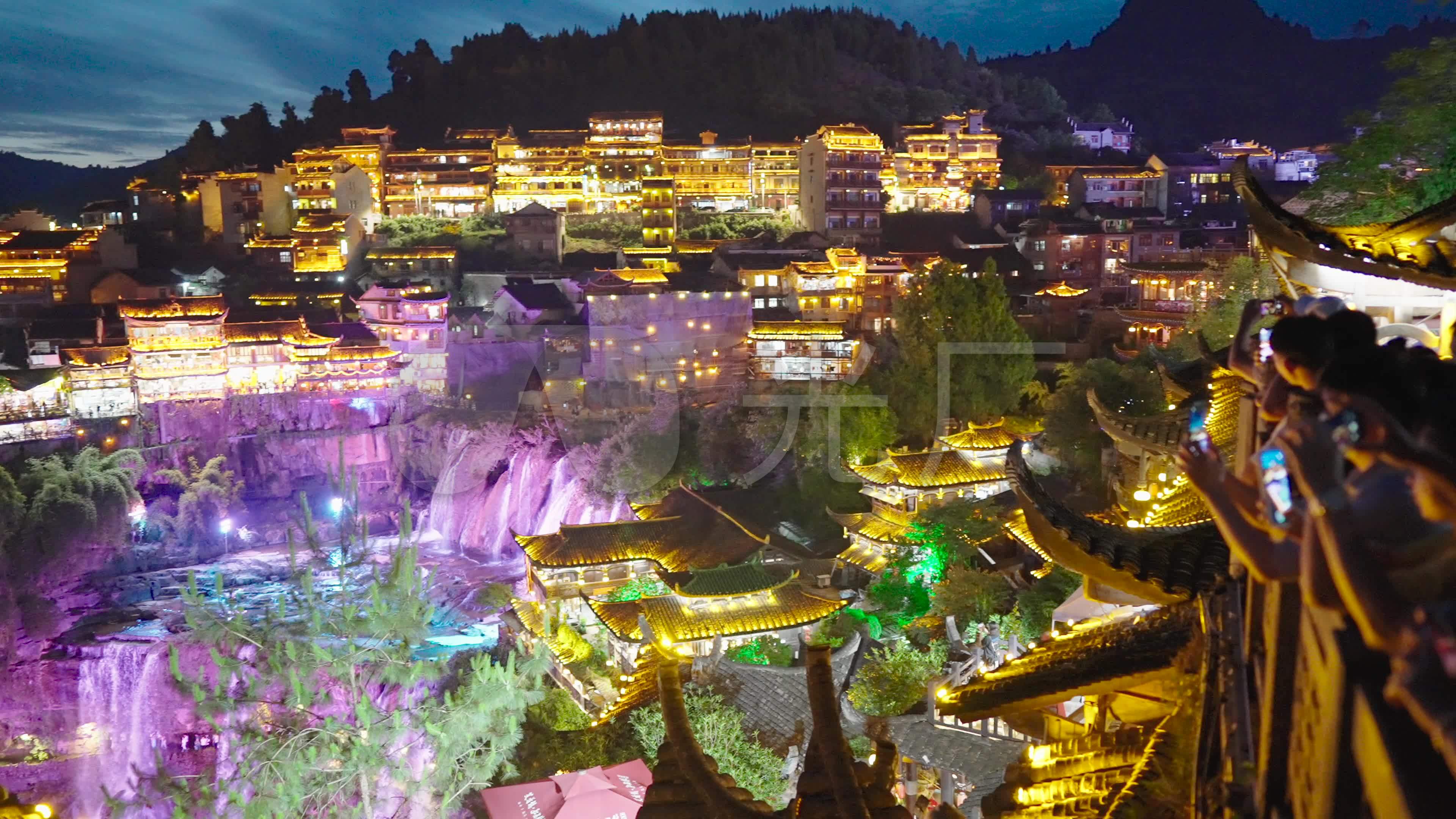 【原创】湖南芙蓉镇夜景