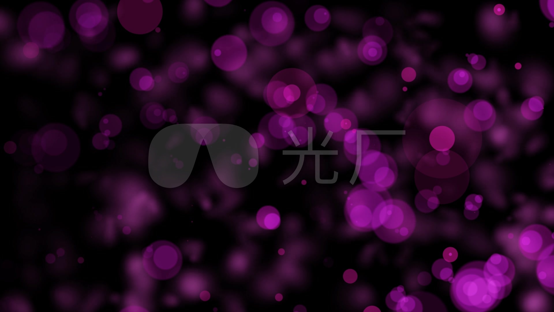 紫色光晕背景粒子