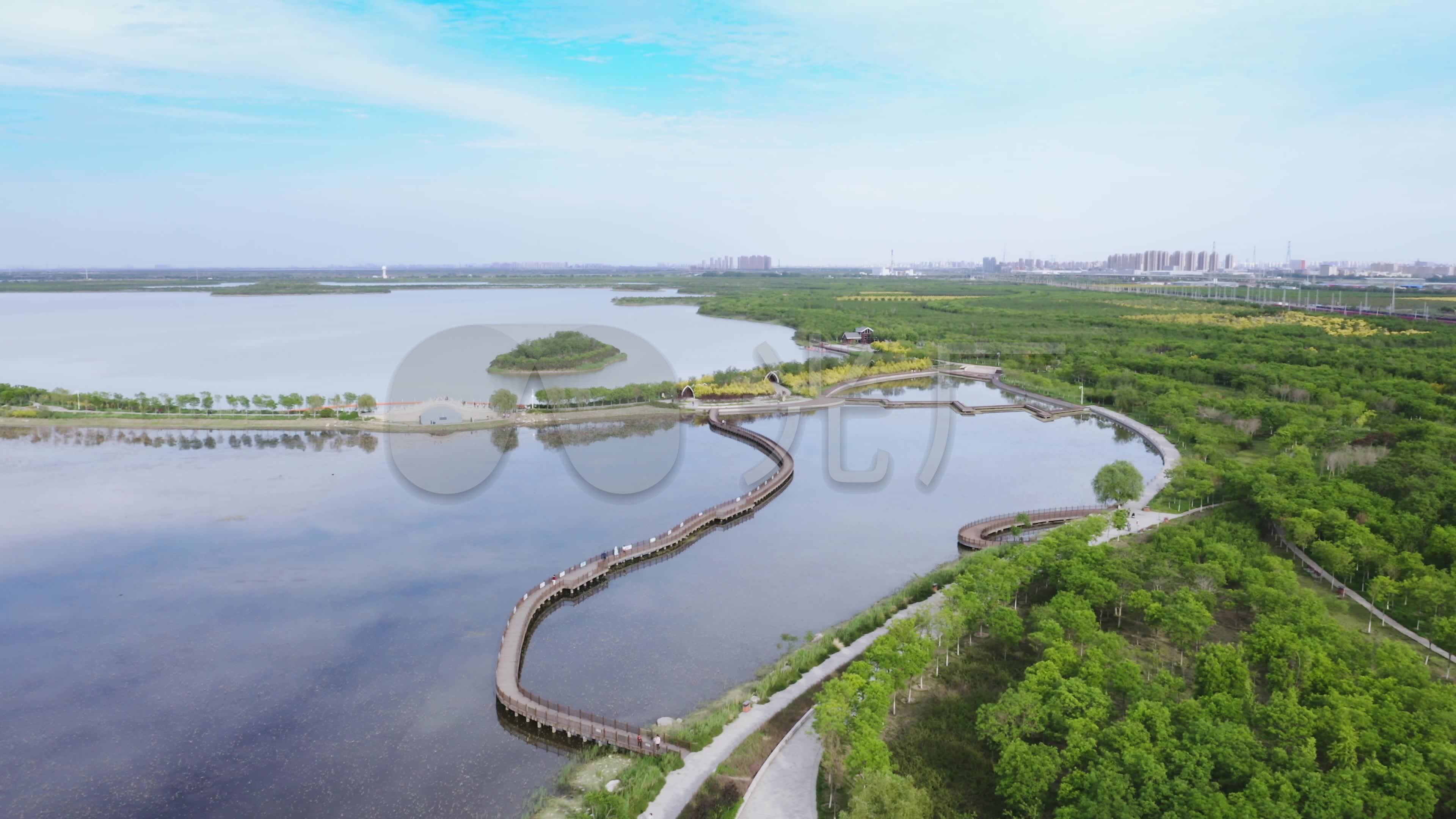 东丽湖景区航拍_3840x2160_高清视频素材下载(编号:)