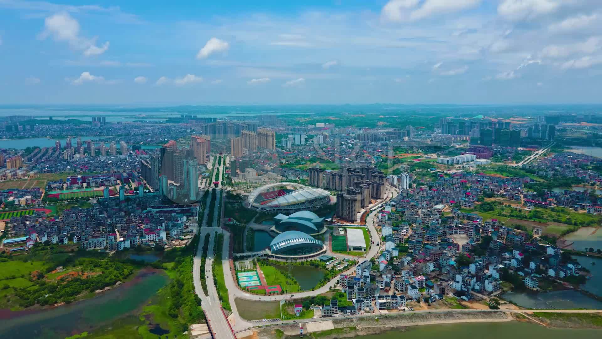 鄱阳县航拍延时