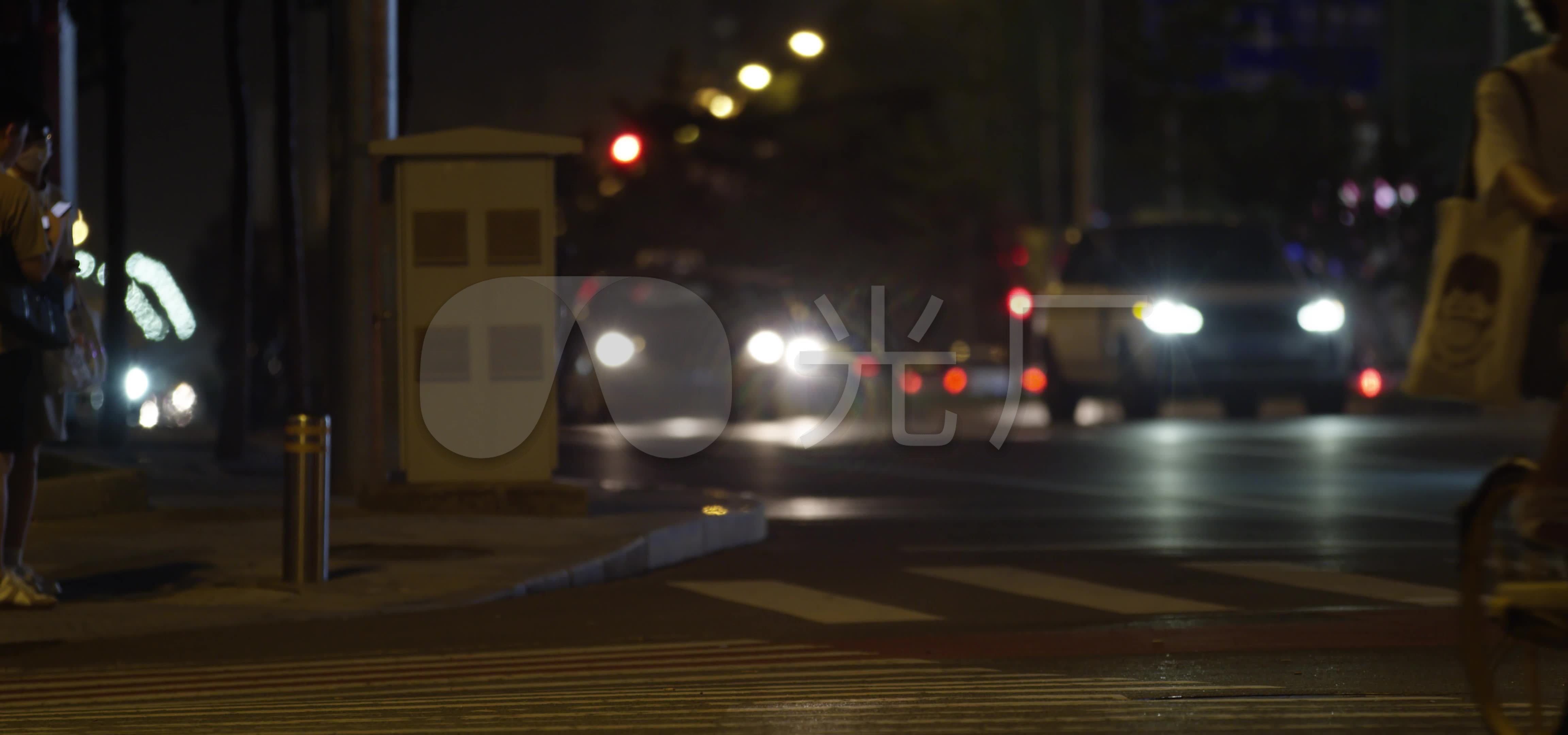 街拍北京城市夜景伤感升格4k_4608x2160_高清视频素材