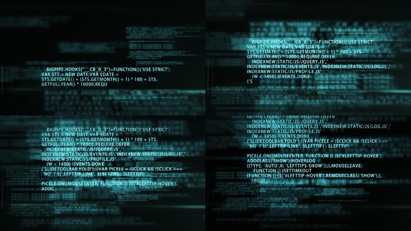 原创科技代码背景视频