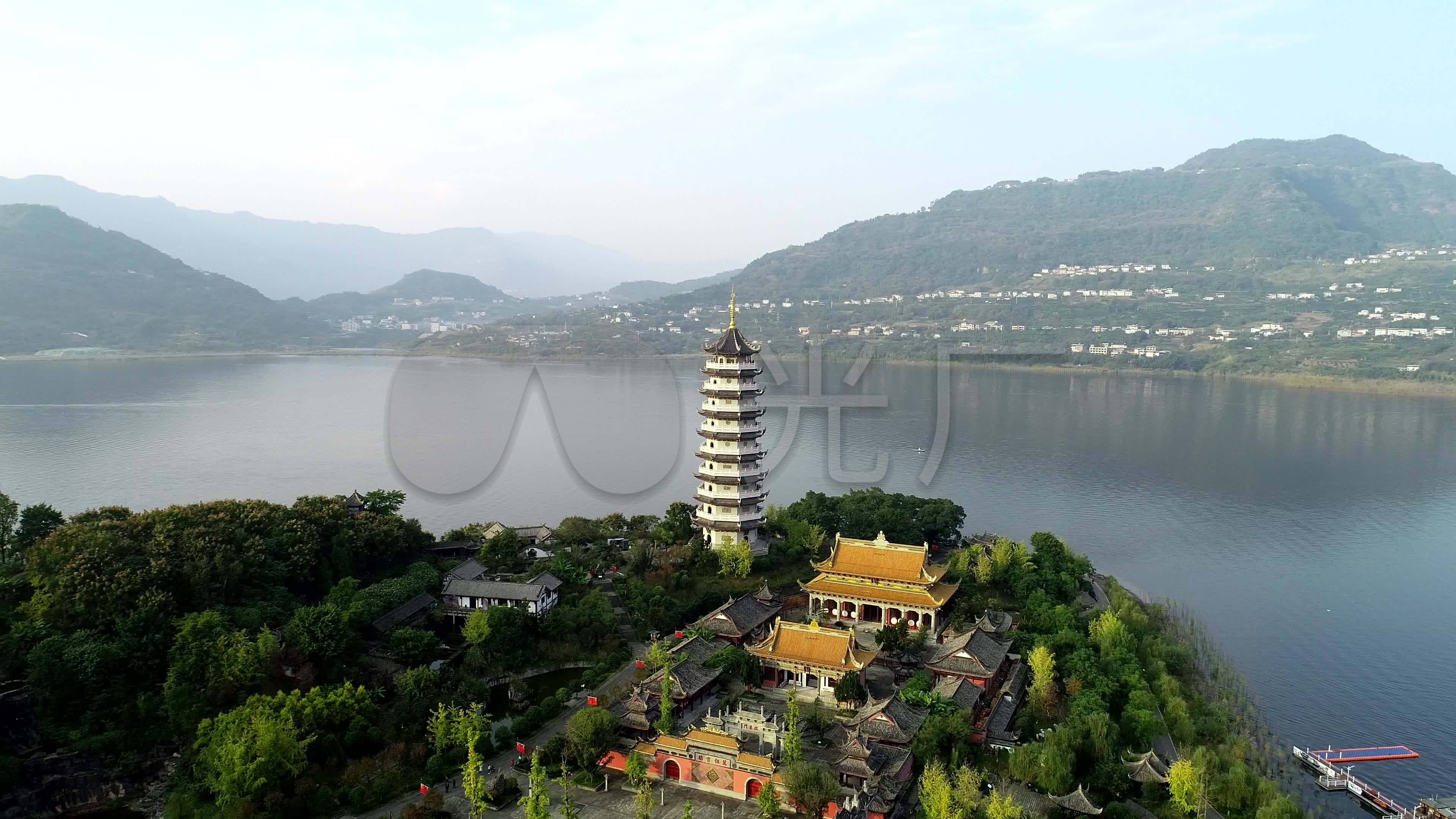 重庆开州汉丰湖文峰塔