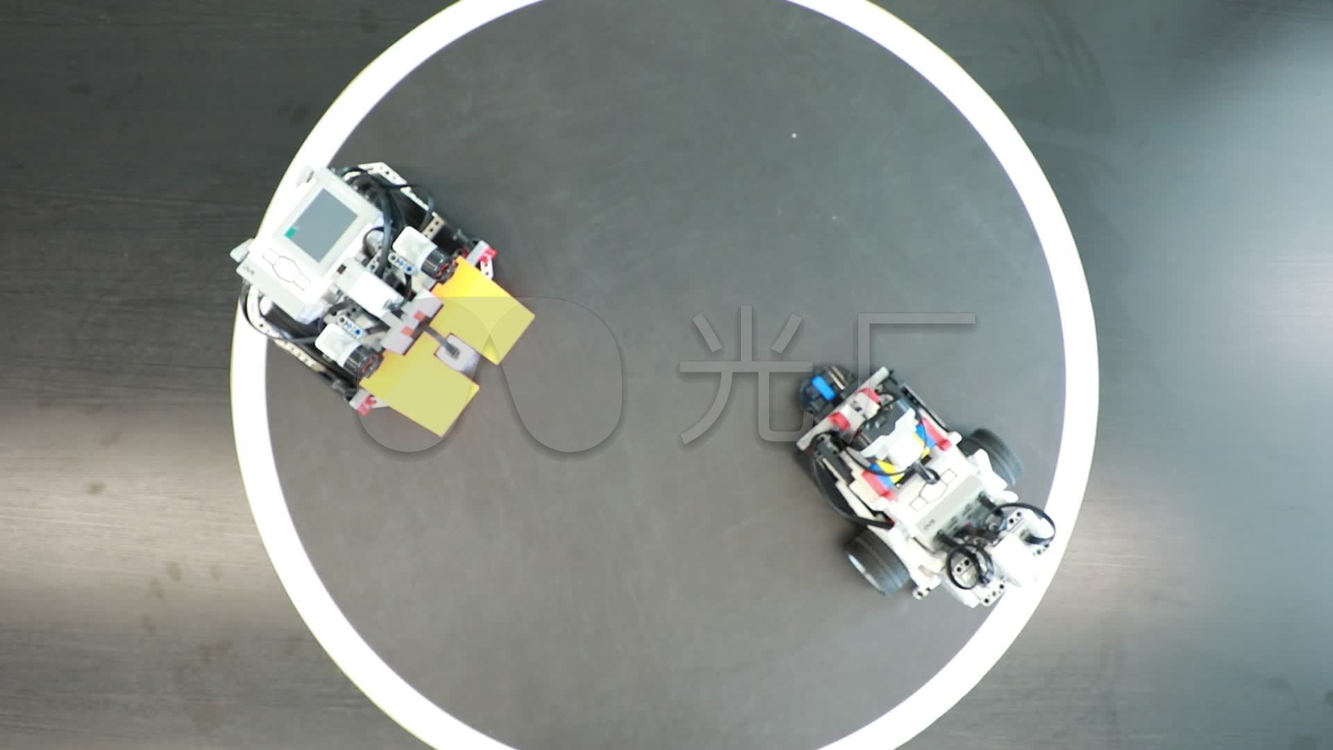 乐高,ev3相扑机器人比赛格斗_1920x1080_高清视频素材
