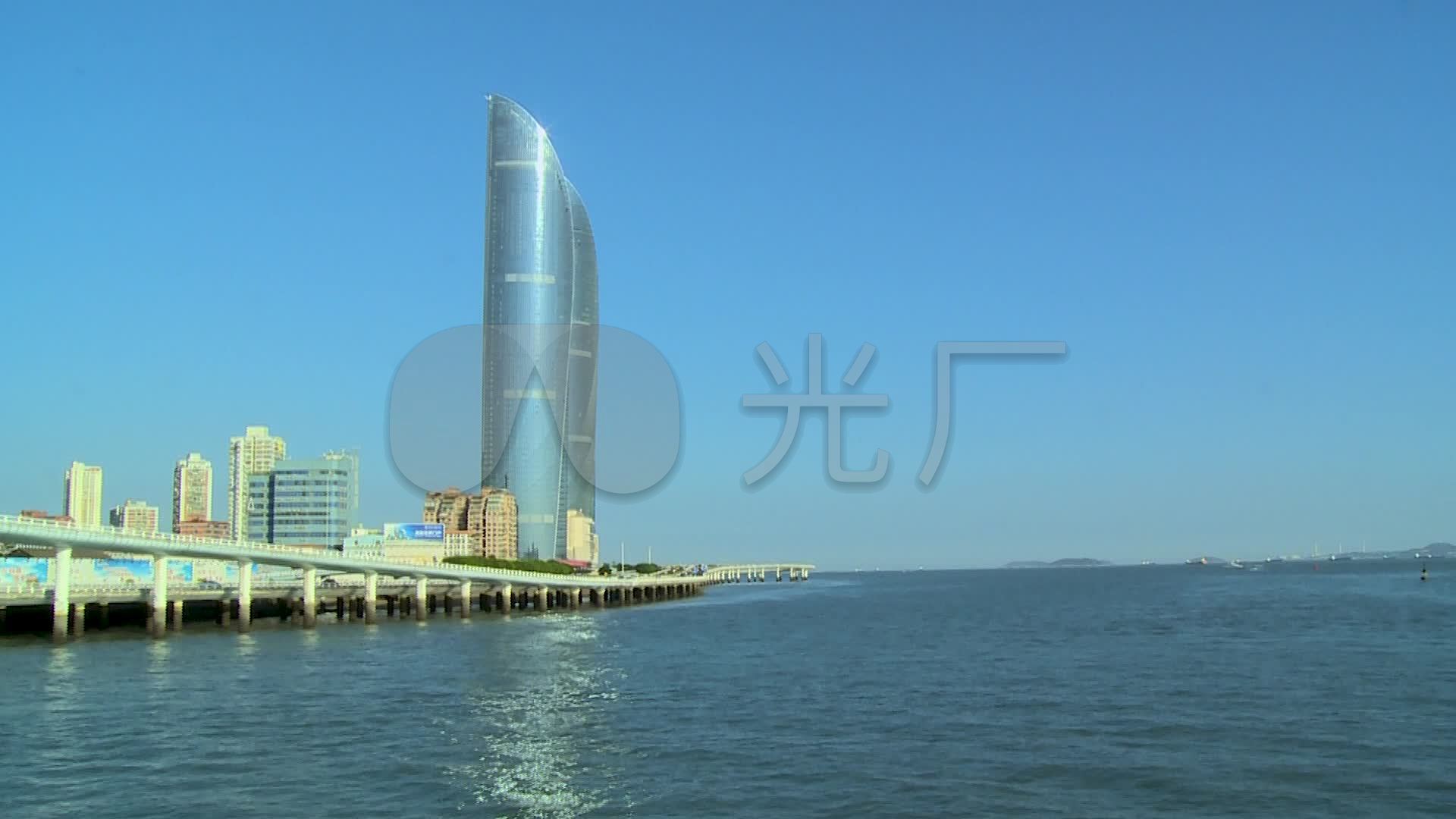厦门世茂海峡大厦_1920x1080_高清视频素材下载(编号