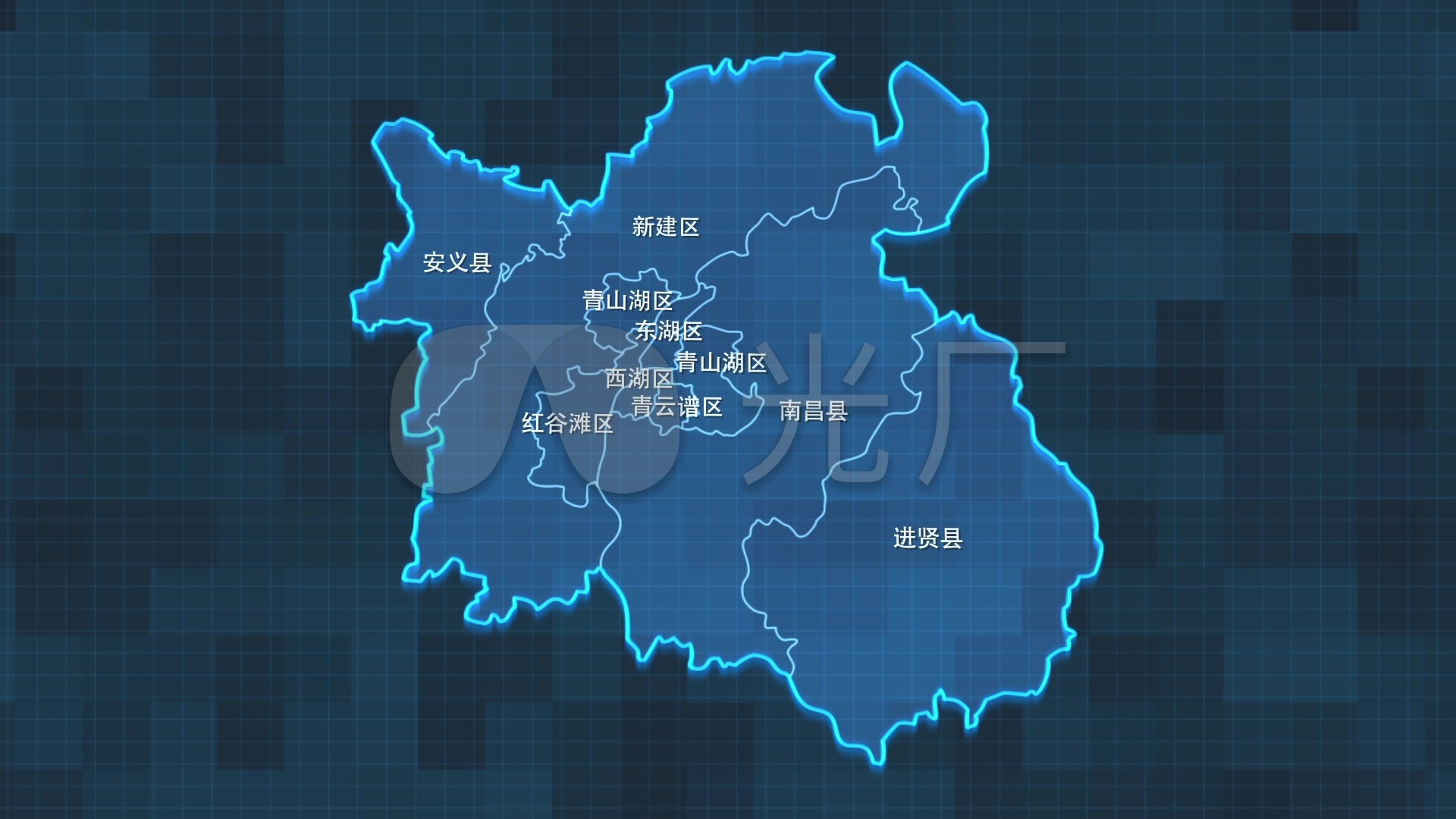 南昌地图(高清视频)_1920x1080_高清视频素材下载(编号:6109026)_影视