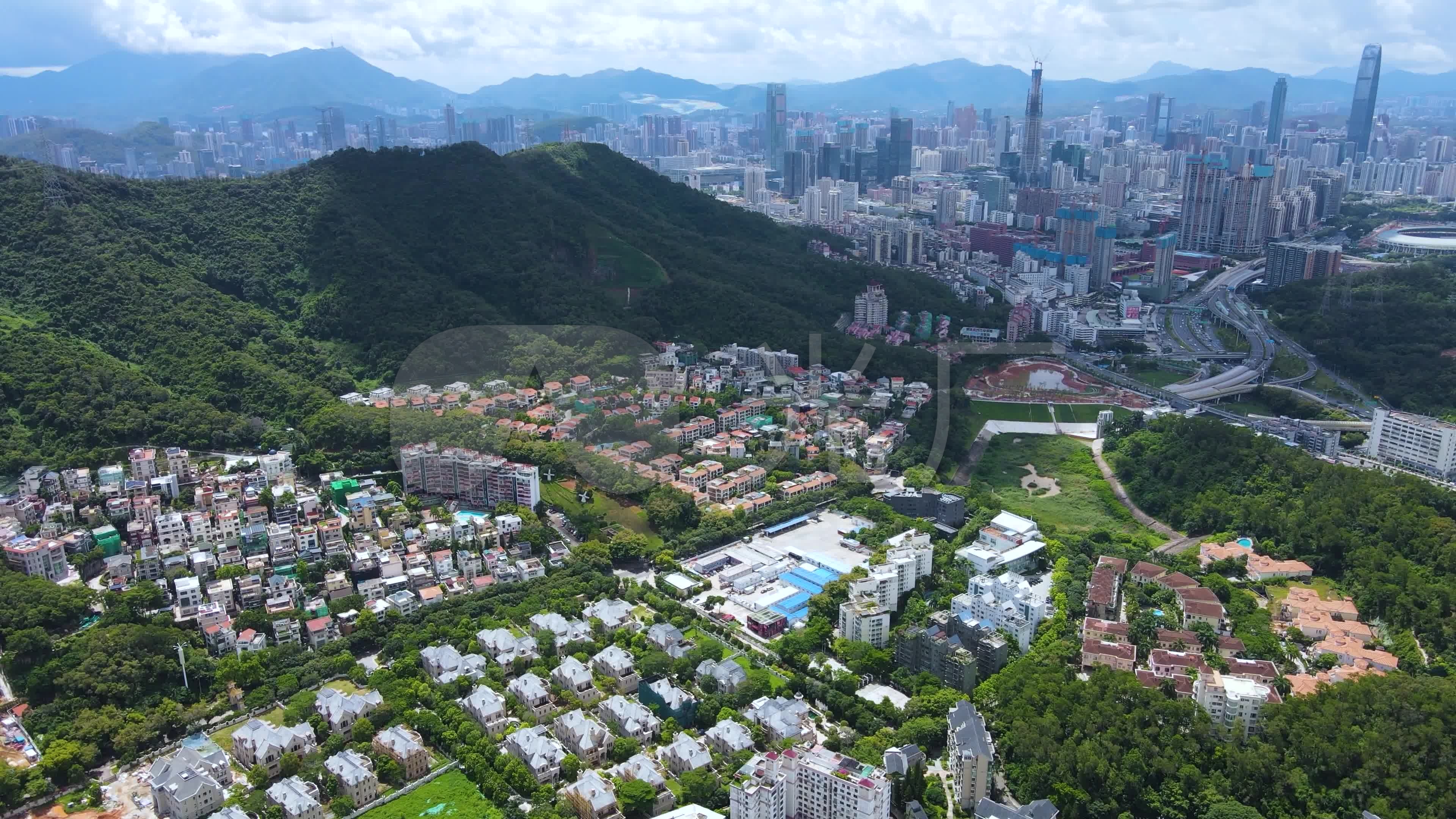 深圳银湖别墅区(6)_3840x2160_高清视频素材下载(编号
