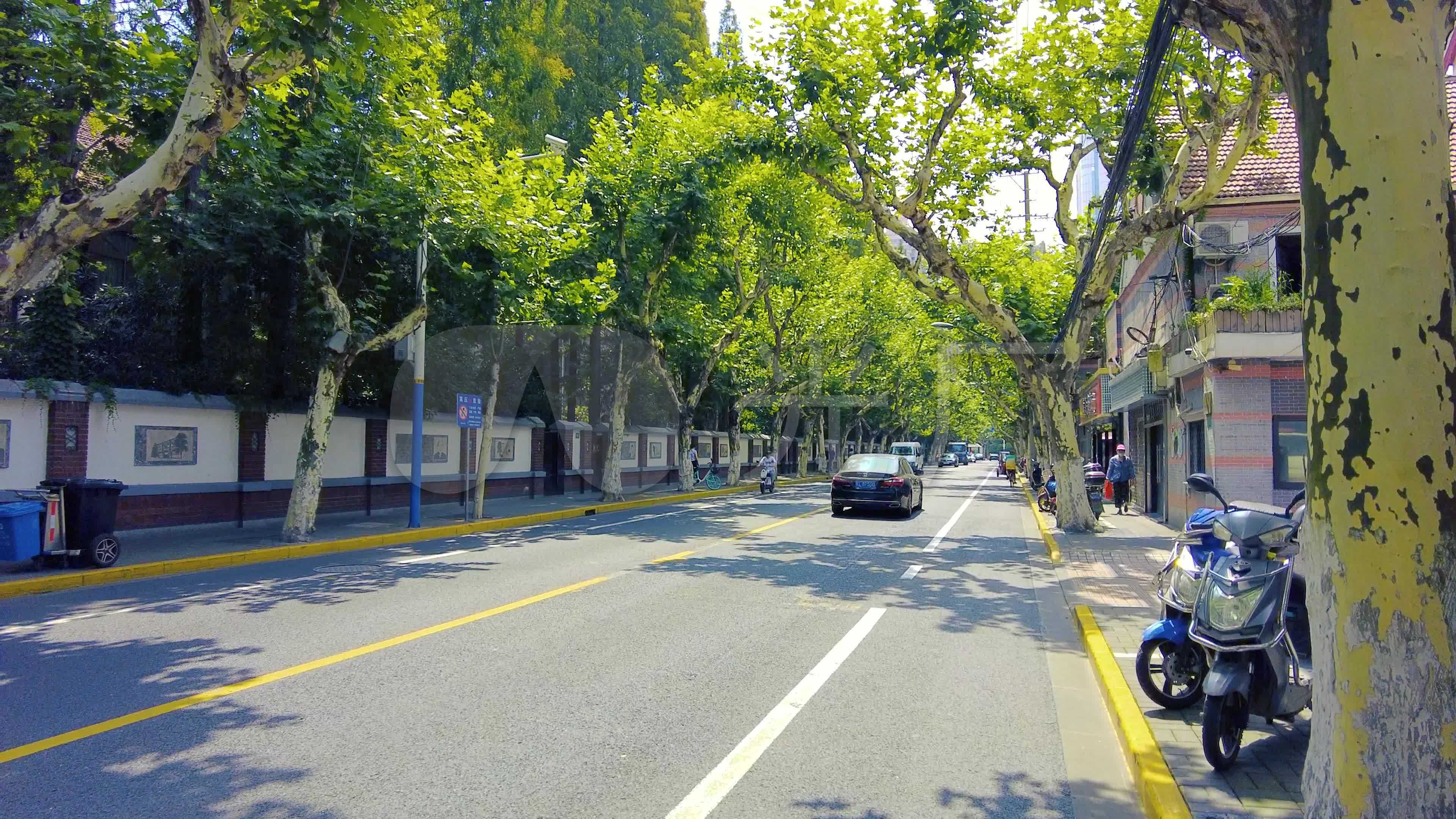 上海虹口区海伦路四川北路道路4k实拍