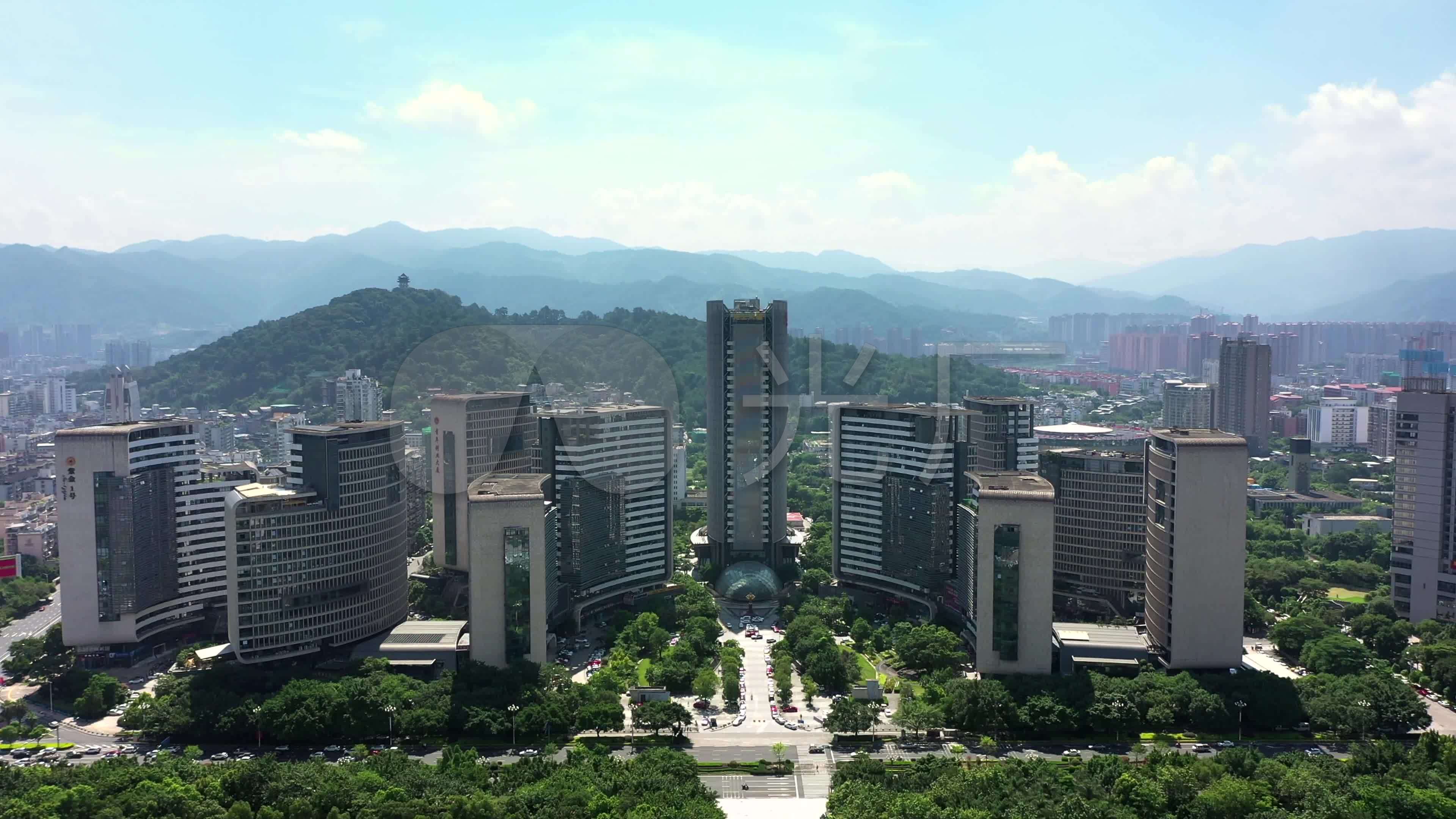 【4k】龙岩太古广场航拍_3840x2160_高清视频素材下载(编号:6122505)
