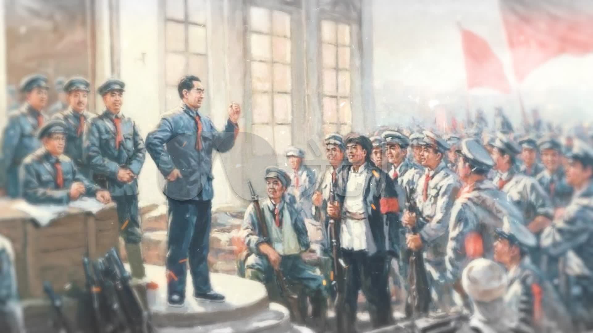 武装起义八一南昌起义_1920x1080_高清视频素材下载