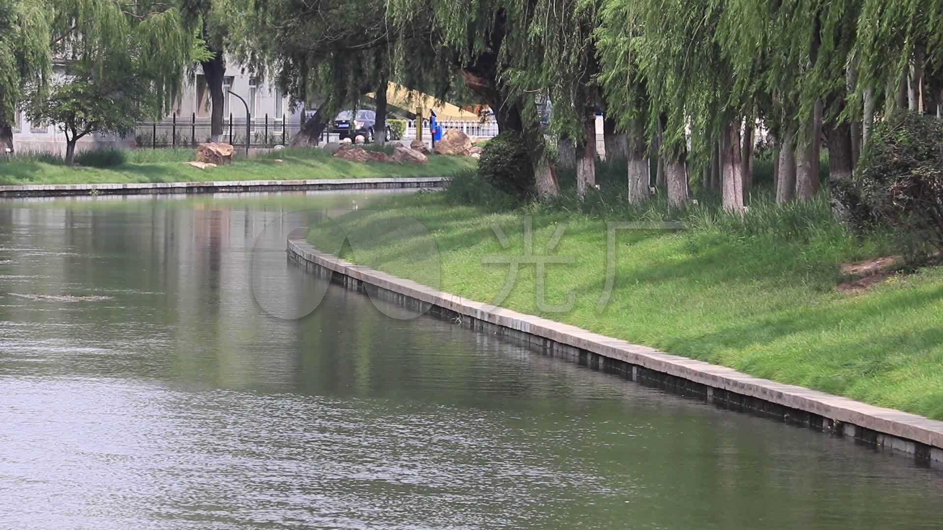 人工河,运河河水_1920x1080_高清视频素材下载(编号:6122965)_实拍