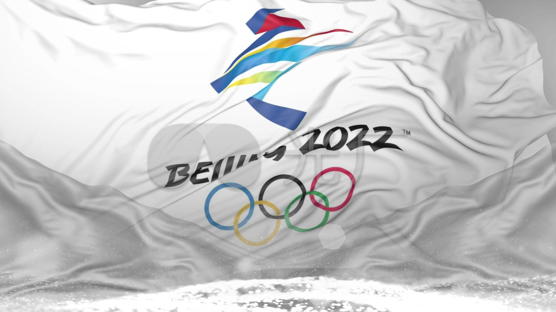 2022北京冬奥会背景(无缝循环)_1920x1080_高清视频素材下载(编号