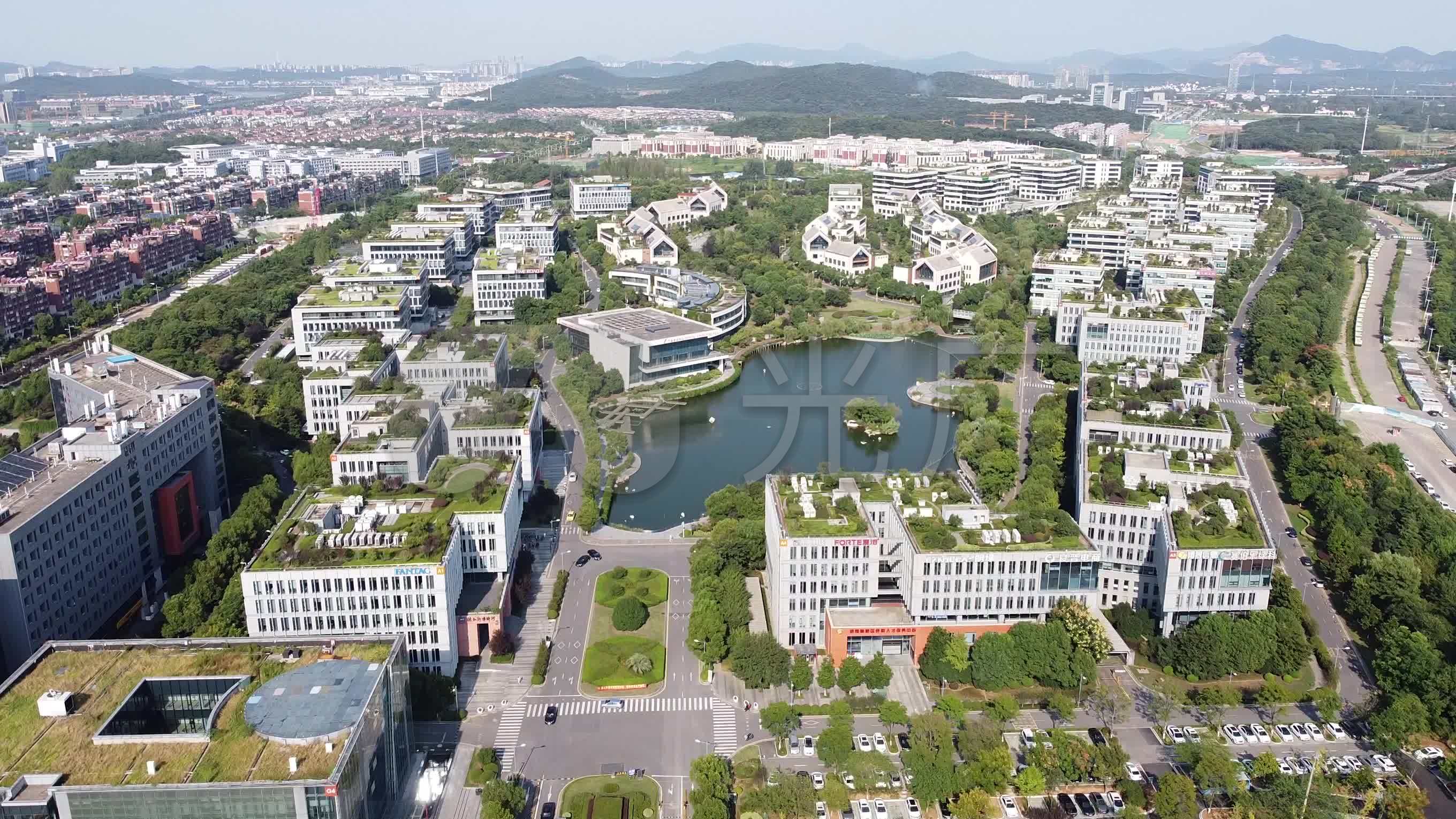 南京市紫东创意园航拍