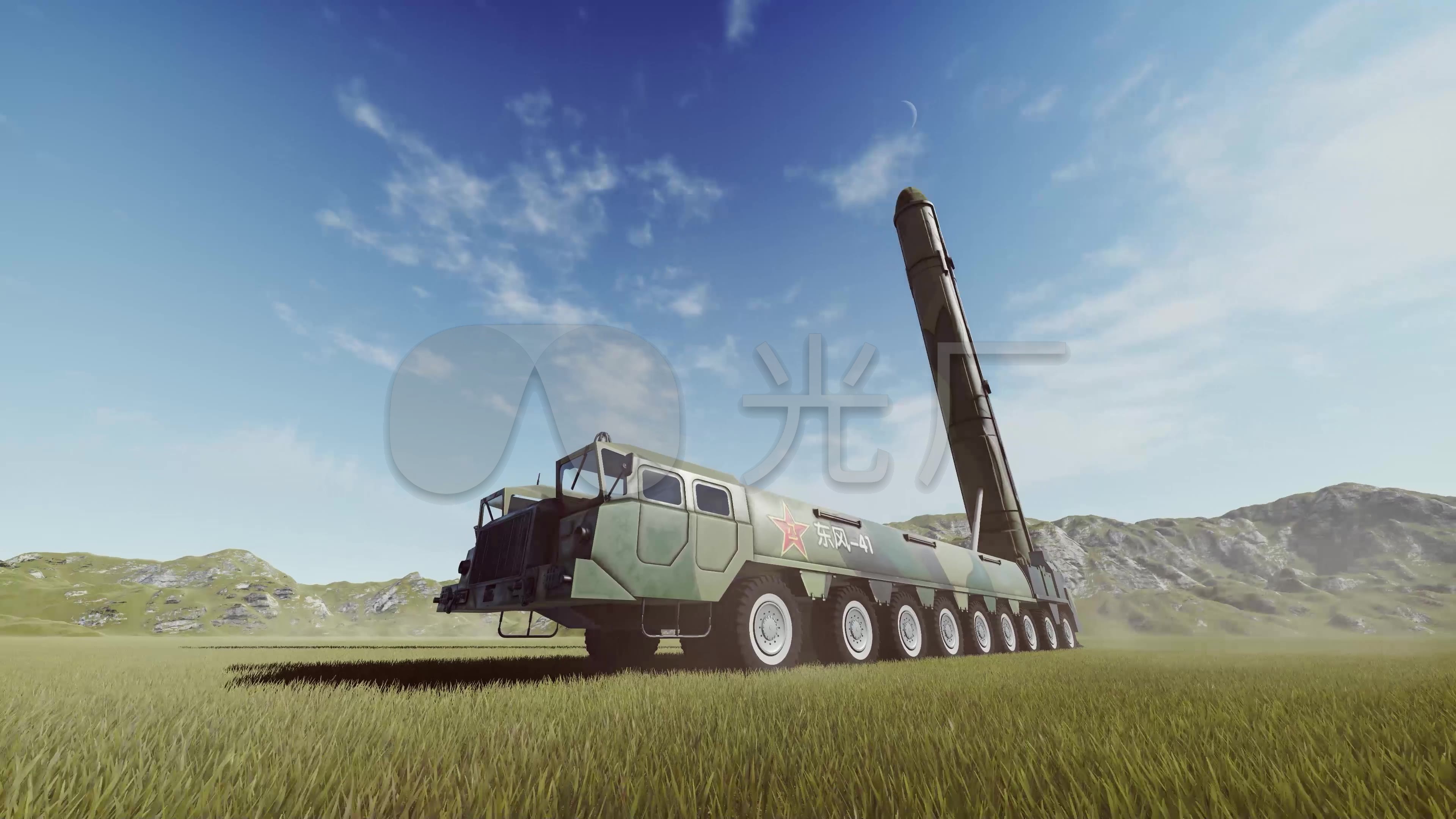4k东风41导弹发射_3840x2160_高清视频素材下载(编号