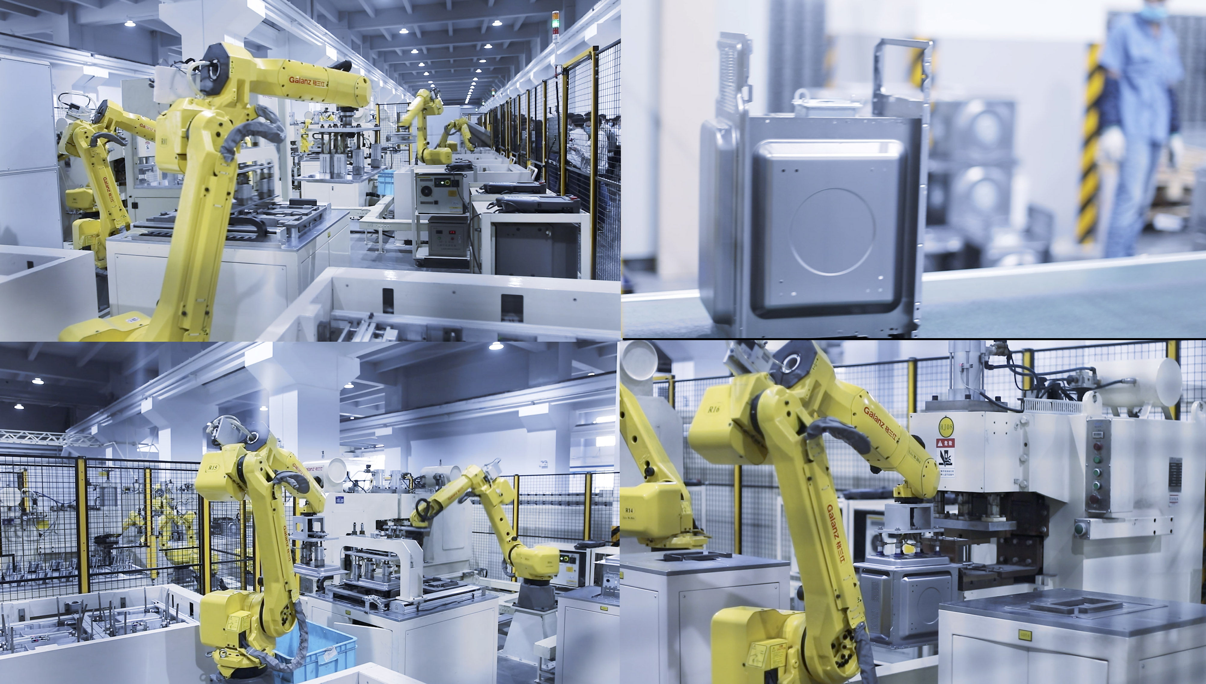 智能机器人智慧工厂工业4.0车间无人工厂