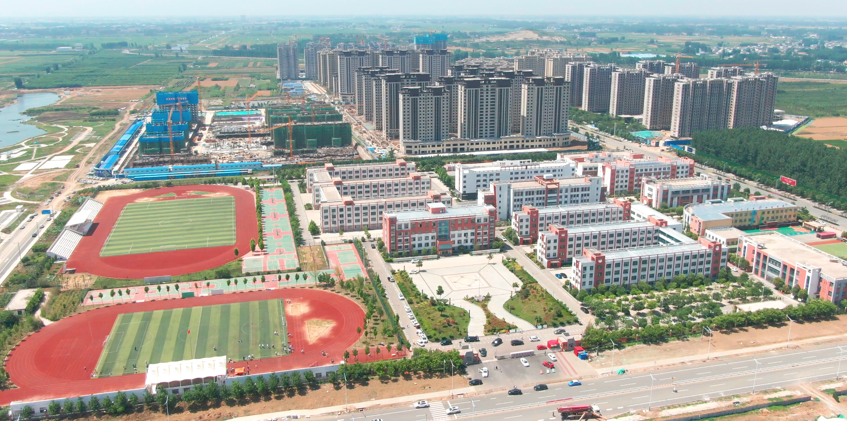 4k临沂兰陵县东城新区-航拍兰陵房产