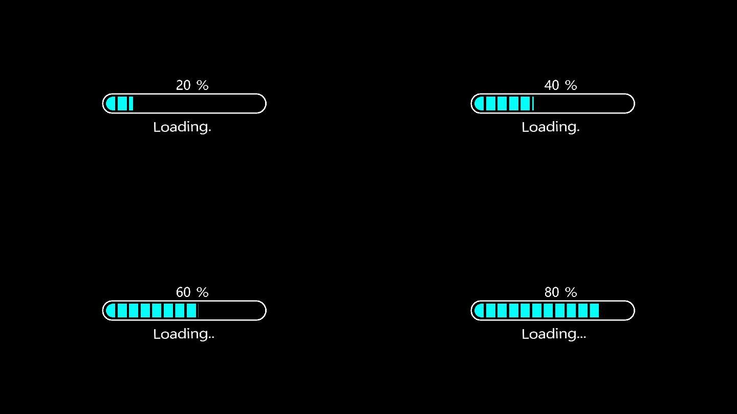 进度条 进度 时间 等待 加载中 载入 读取 动画 卡通 loading画质