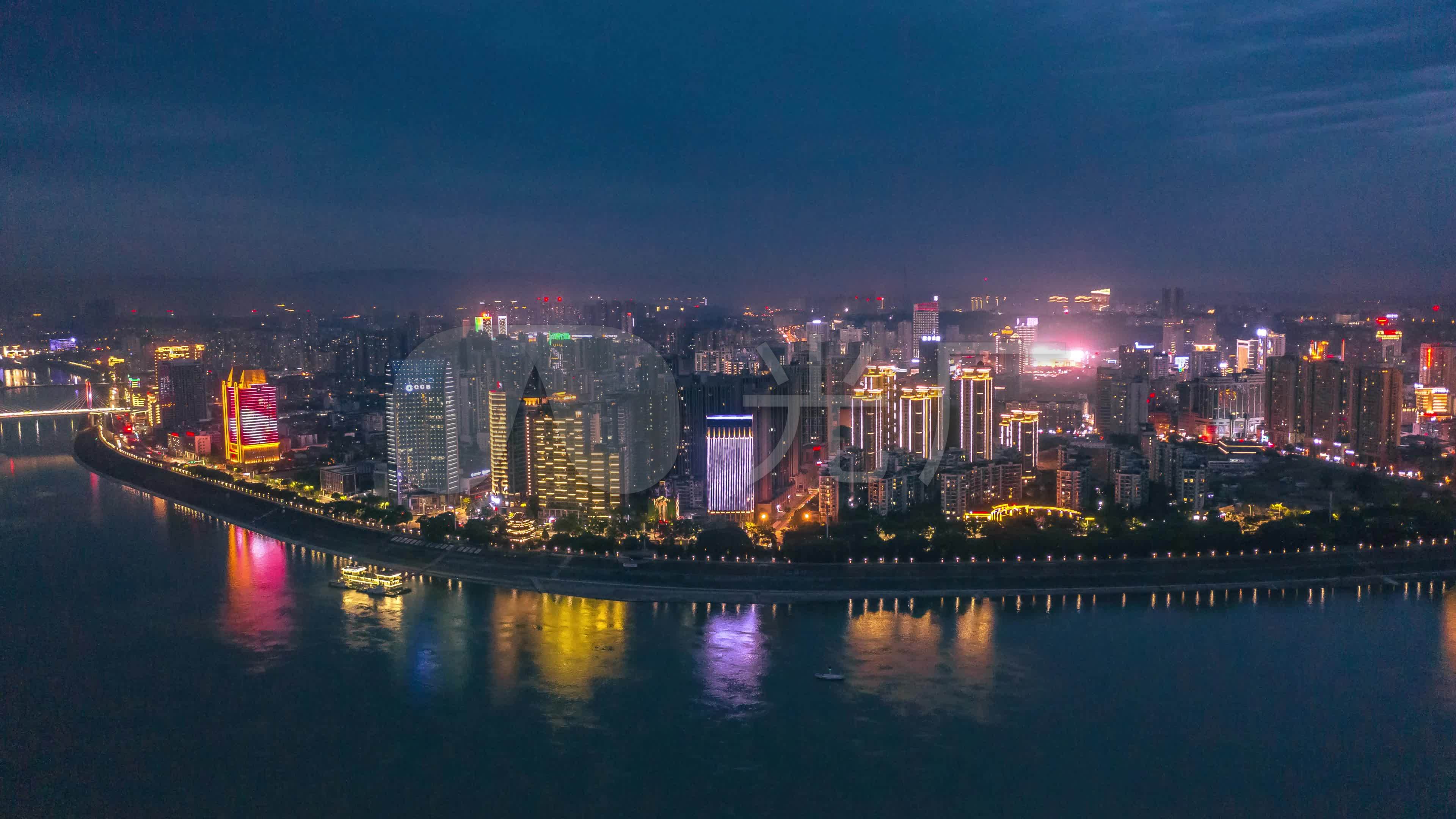 宜昌航拍夜景(小景)