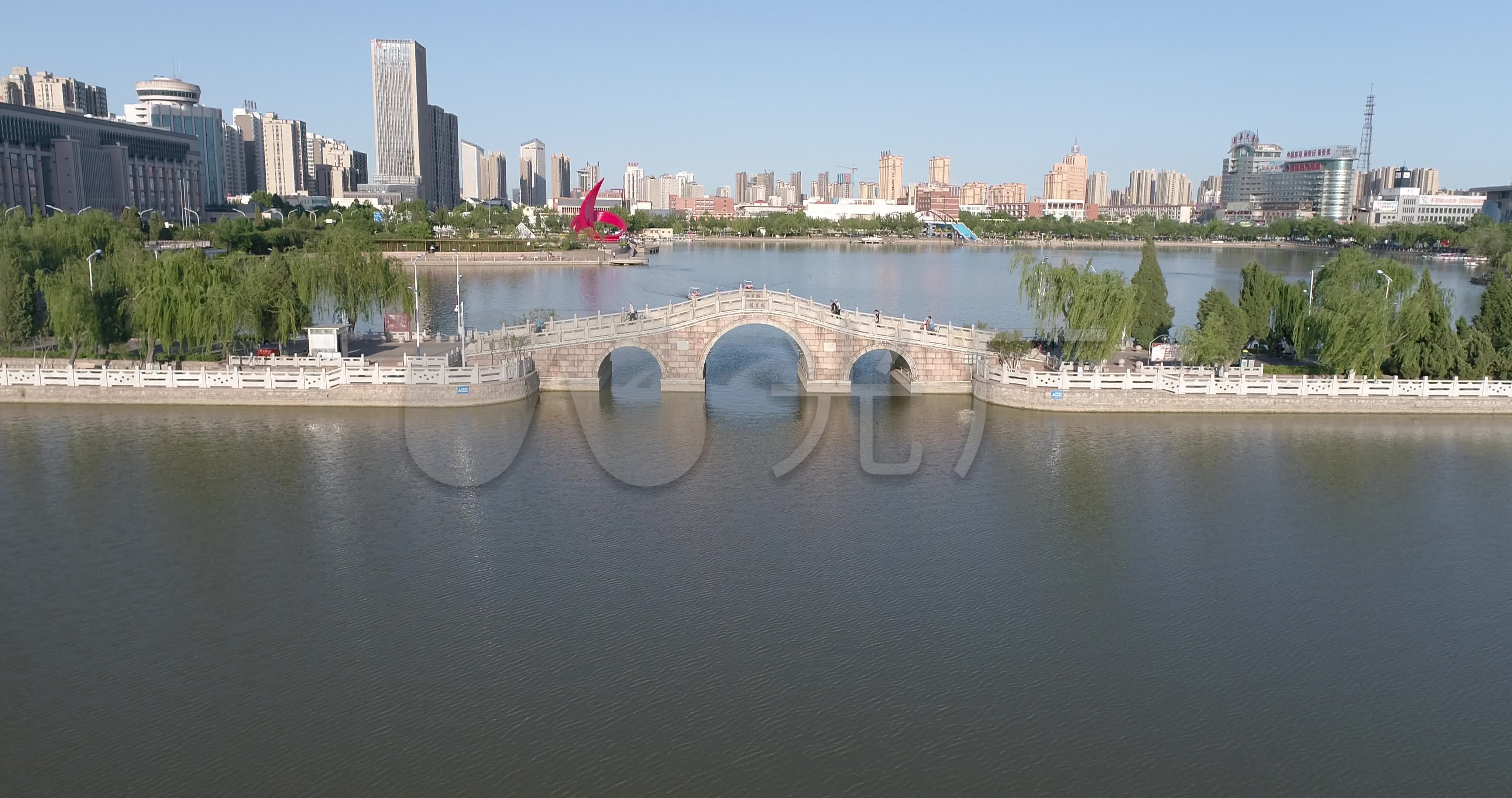 德州新湖拱桥航拍_4096x2160_高清视频素材下载(编号:6178784)_实拍