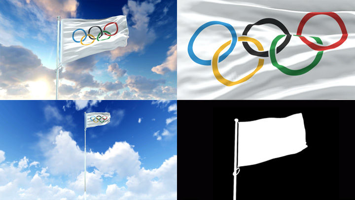 奥运会奥运旗五环旗
