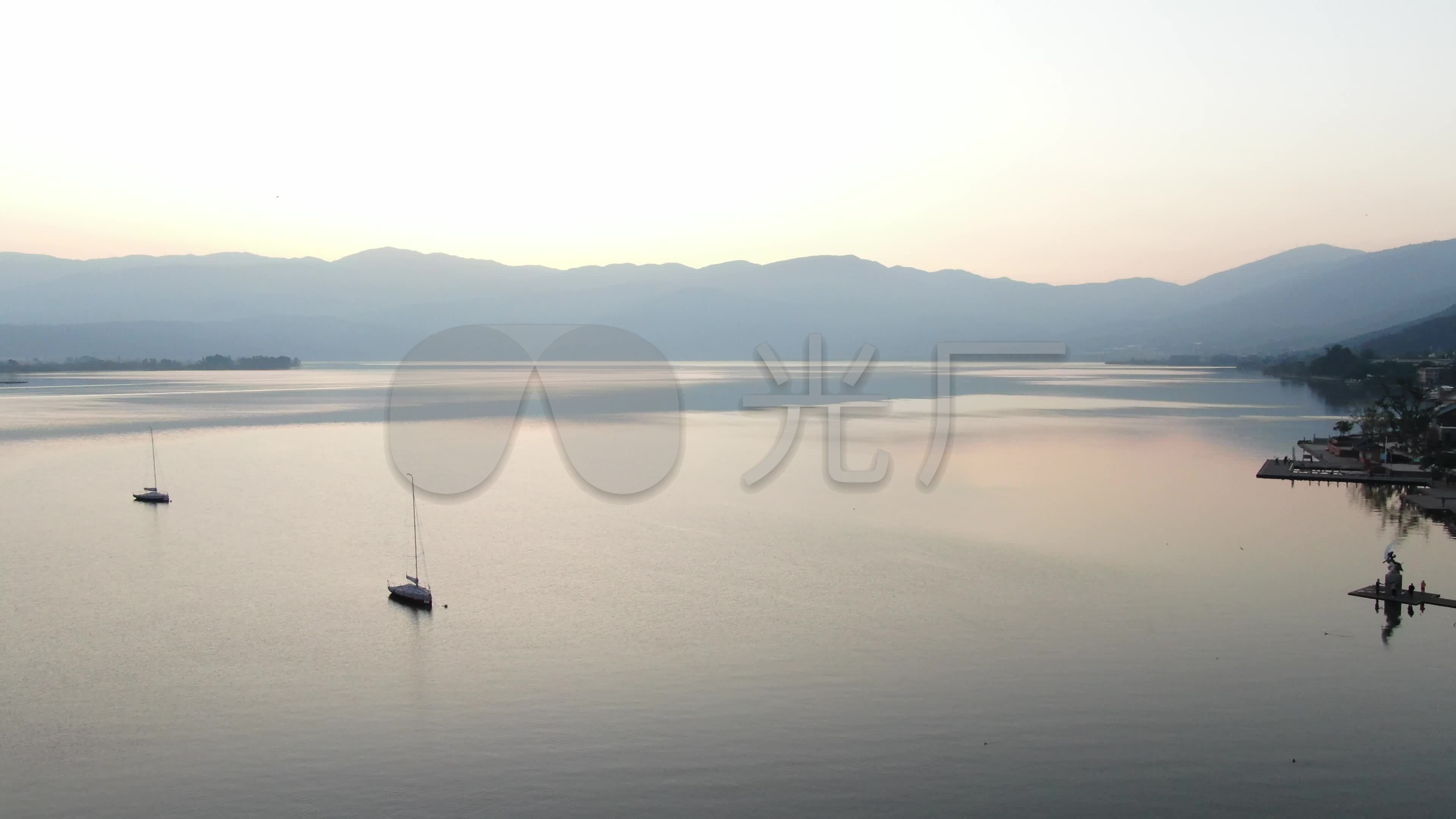 西昌邛海航拍4k