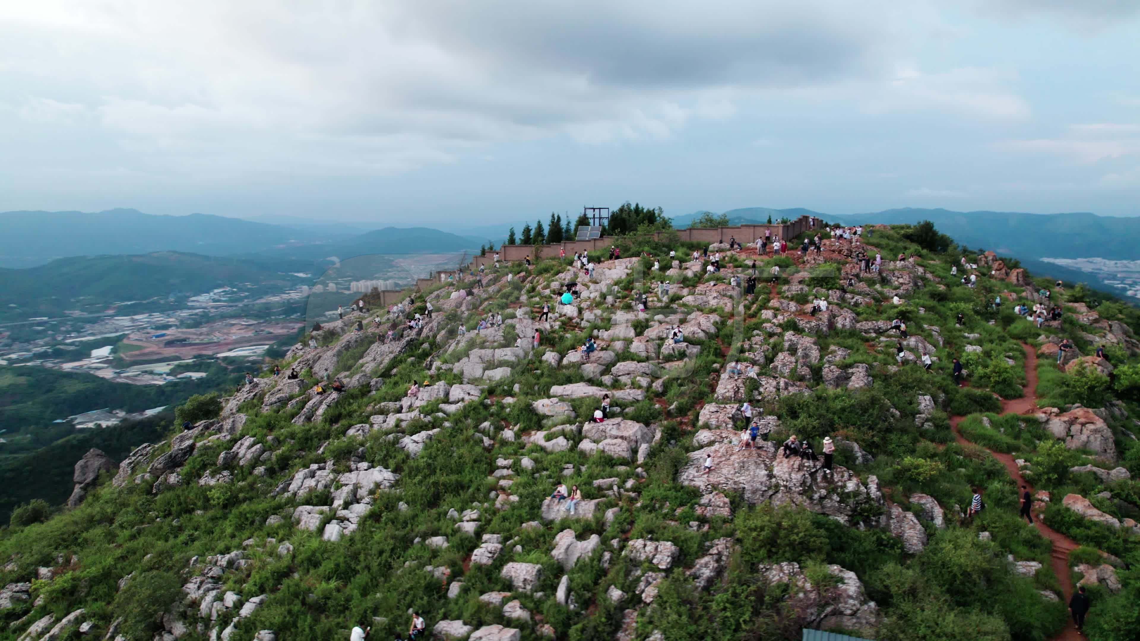 4k昆明长虫山风景区航拍_3840x2160_高清视频素材下载(编号:6182736)