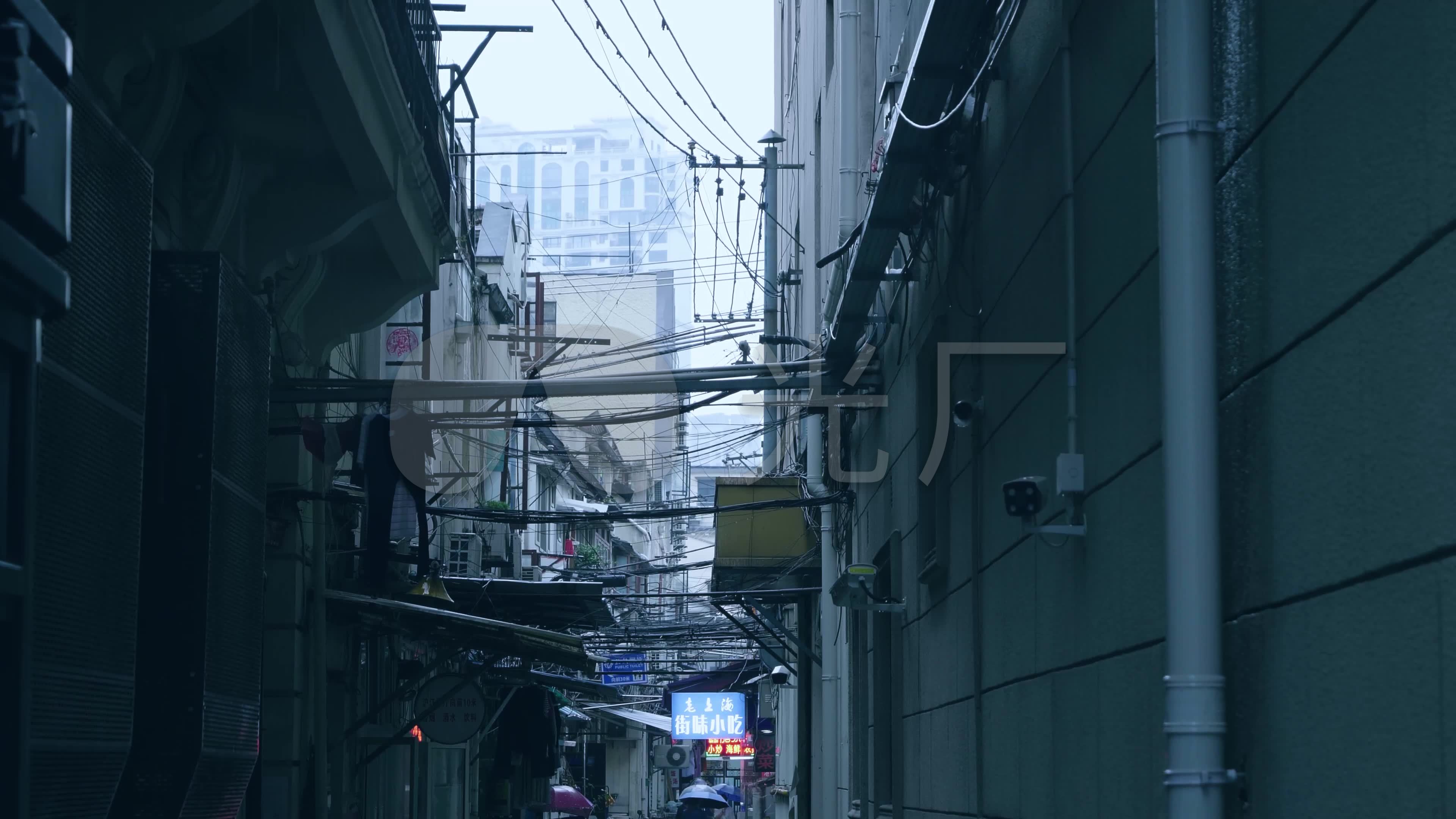 城中村的巷子_3840x2160_高清视频素材下载(编号:)