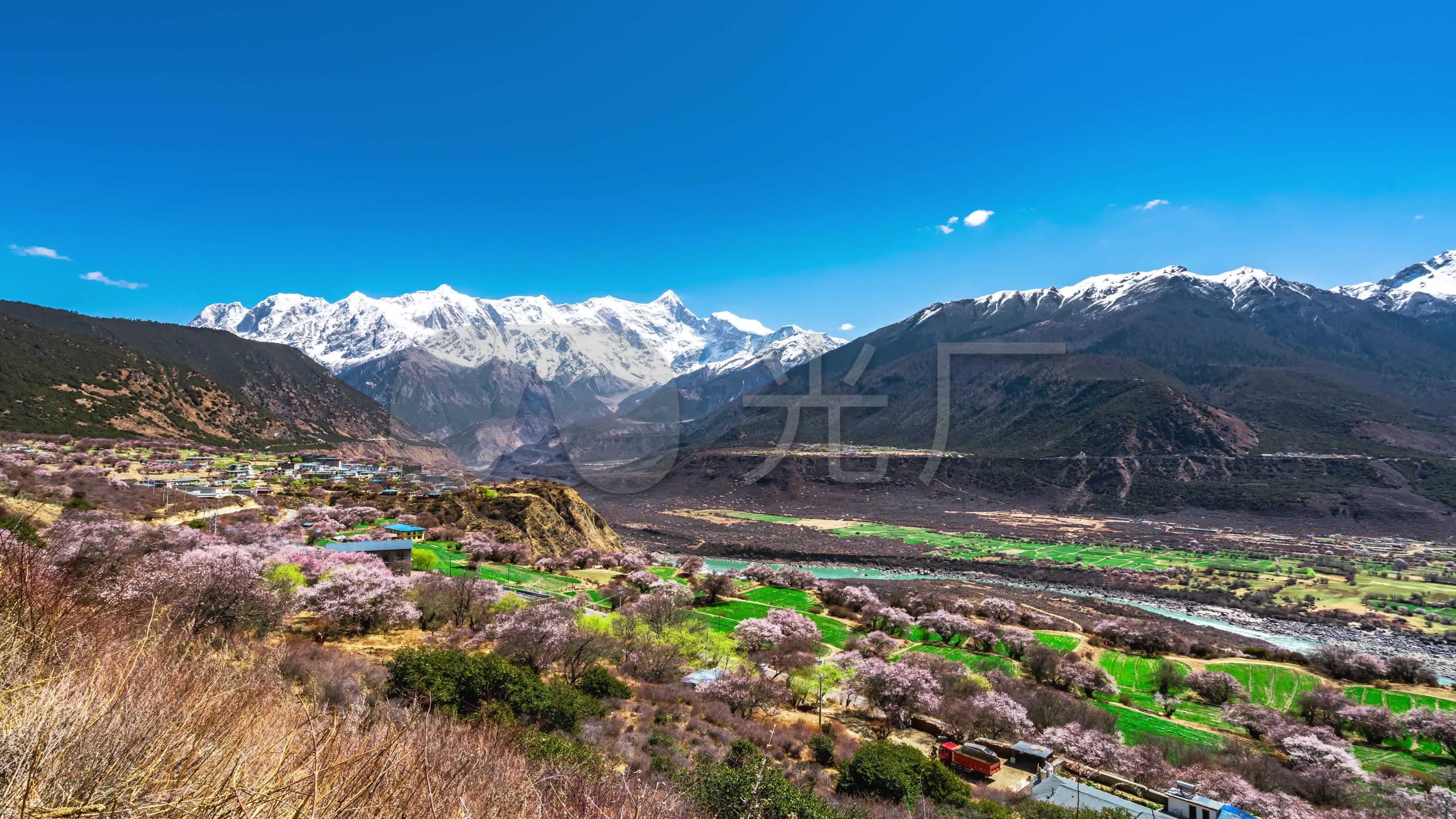 索松村南迦巴瓦峰延时