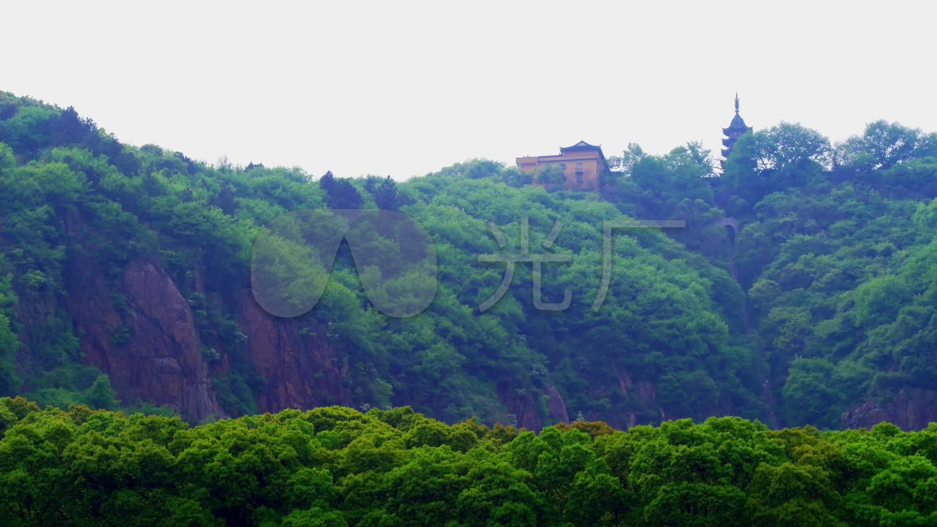 名胜古迹苏州木渎灵岩山灵岩塔玩花池