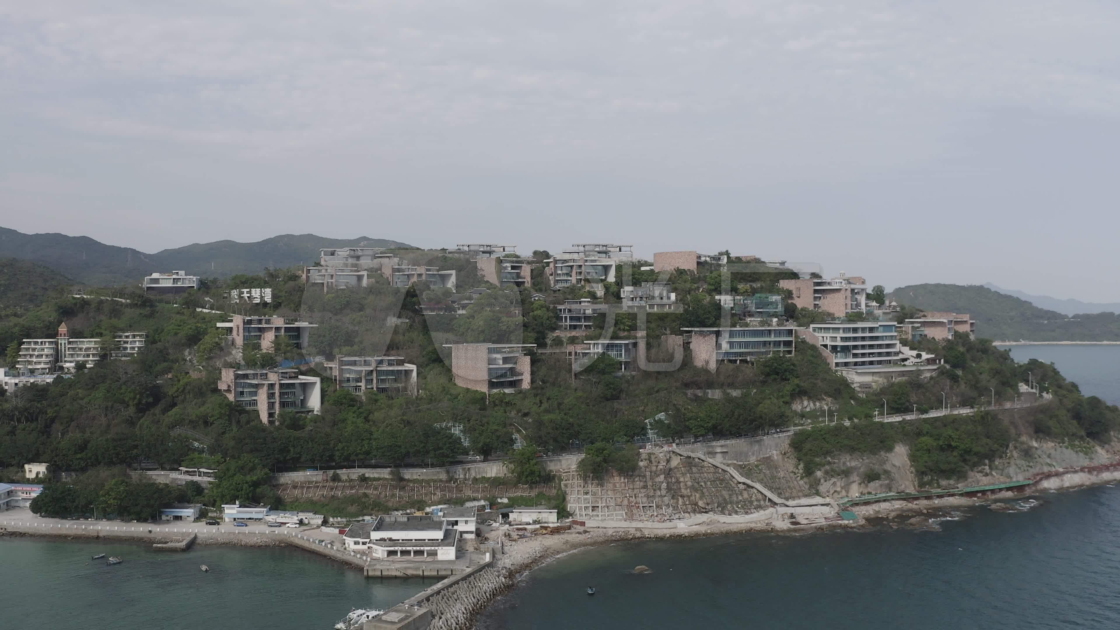 深圳万科天琴湾无敌海景_3840x2160_高清视频素材下载