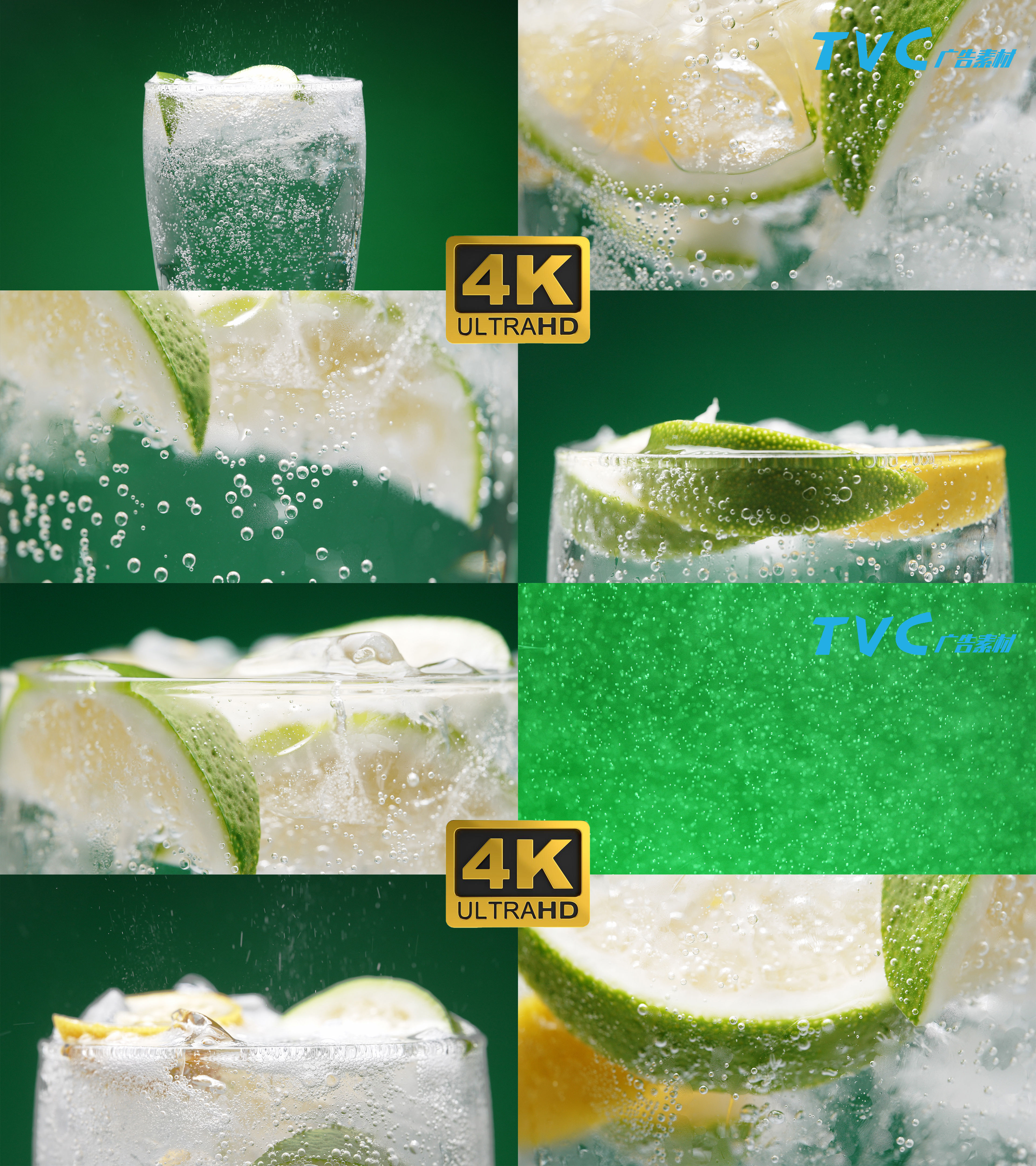 雪碧气泡水碳酸饮料柠檬水